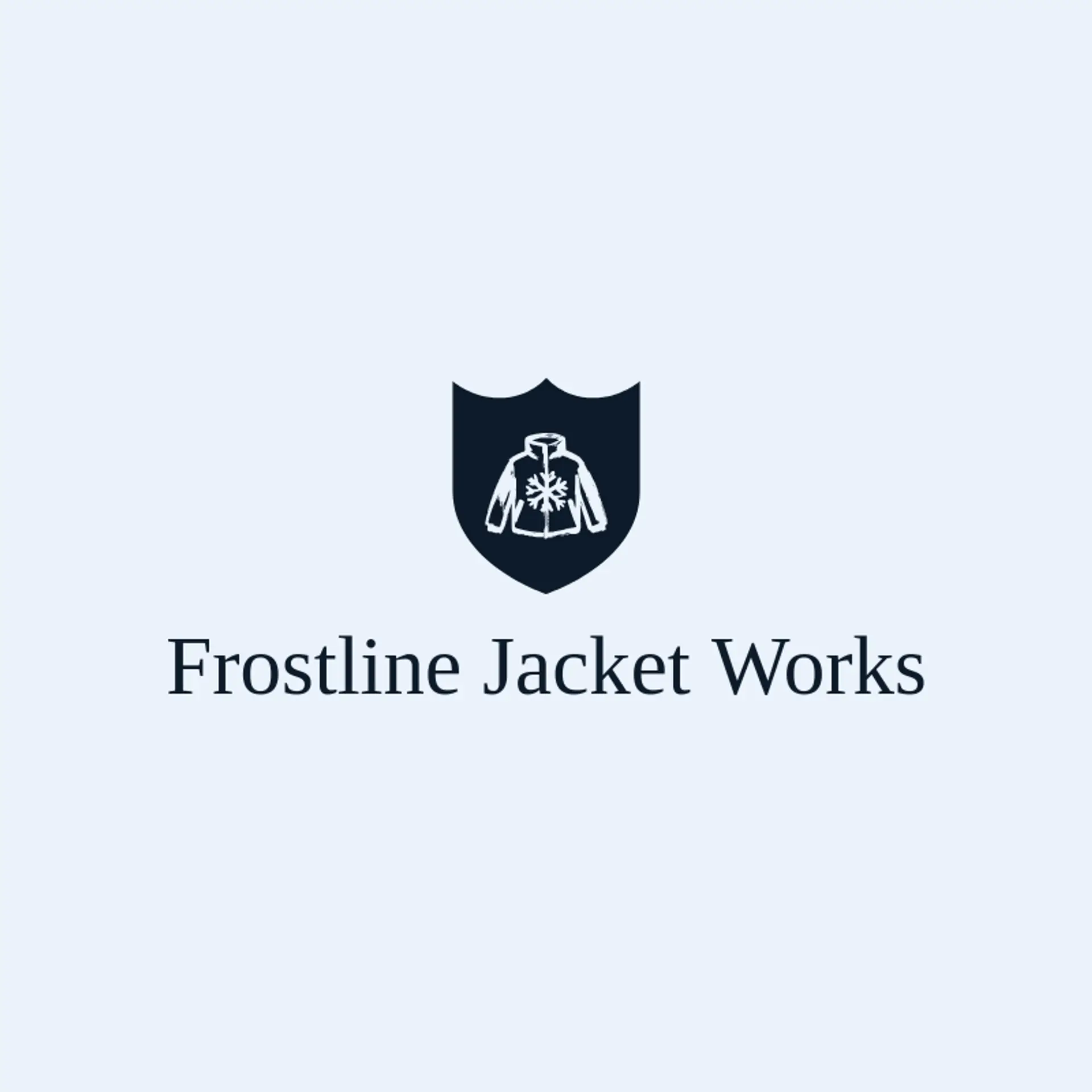 Frostline Jacket Works logo for jacket