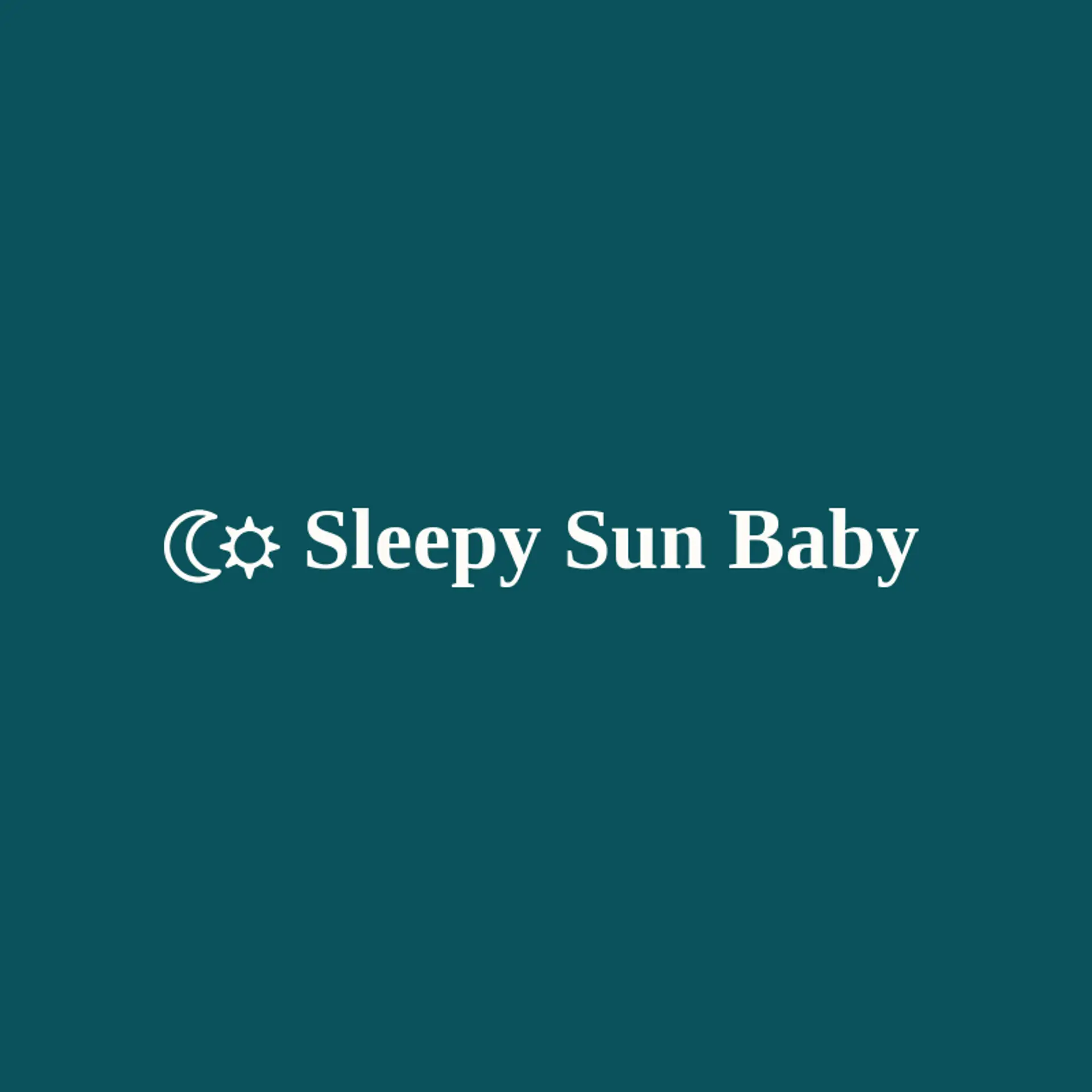Sleepy Sun Baby logo for baby