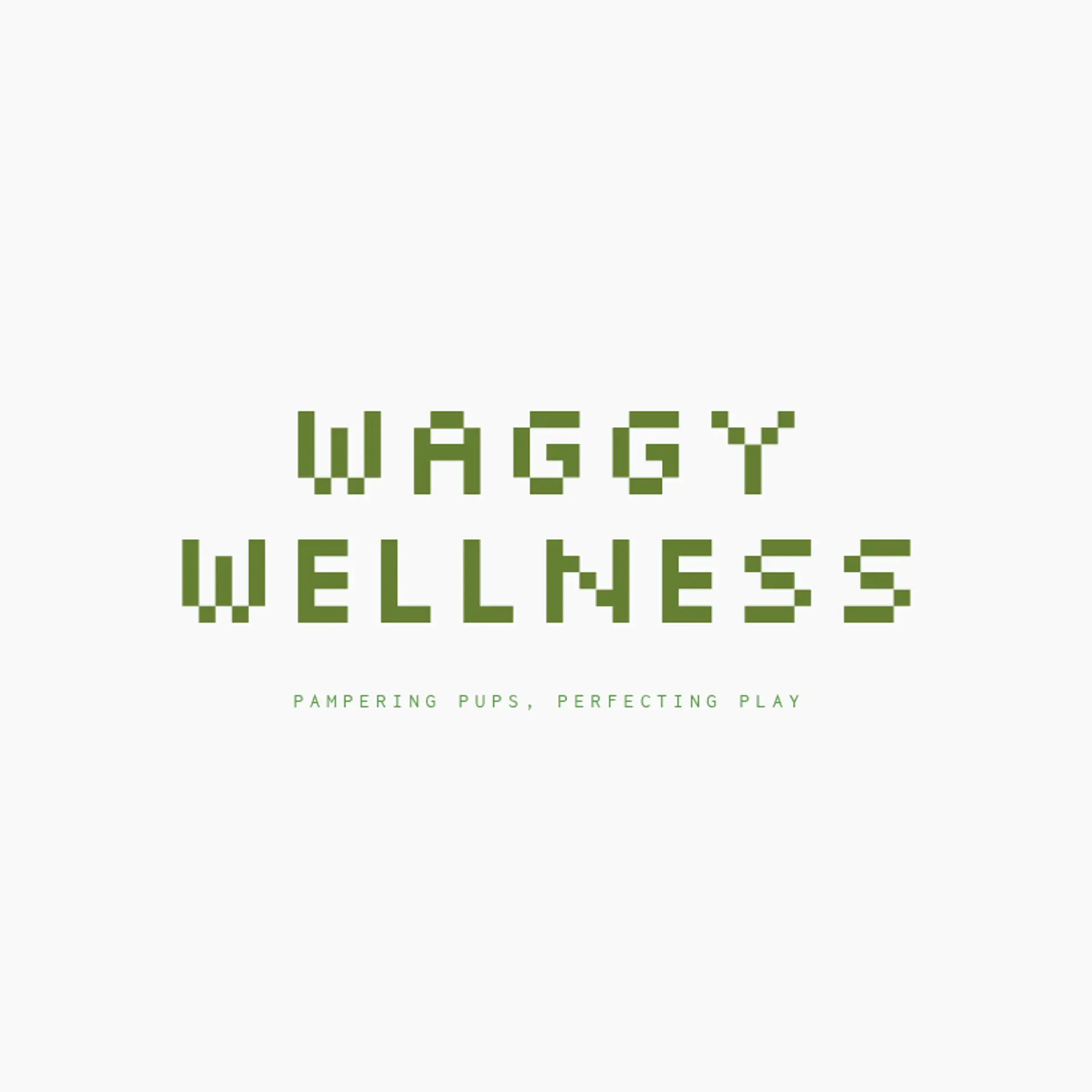 Wag & Wash logo for dog daycare training spa