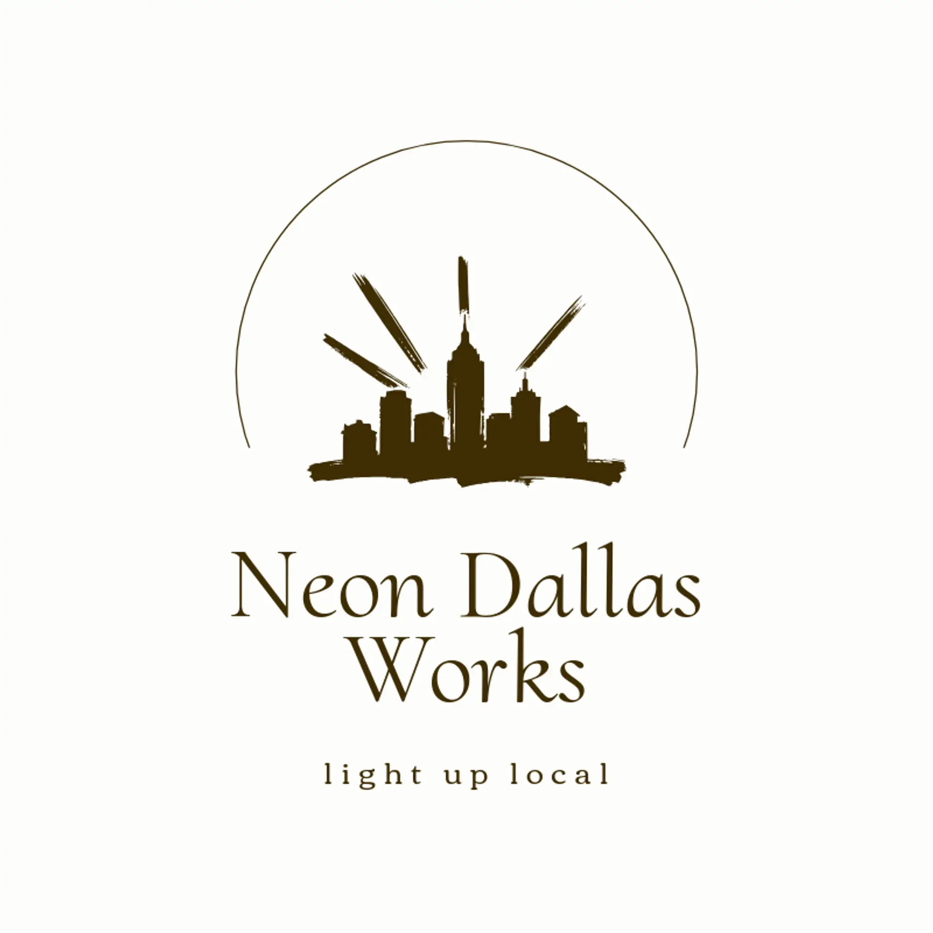 Neon Dallas Works logo for dallas