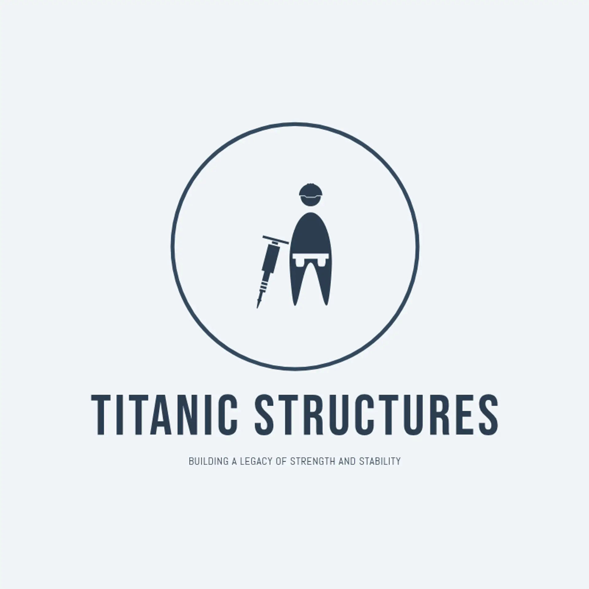 Titanic Structures logo for commercial construction