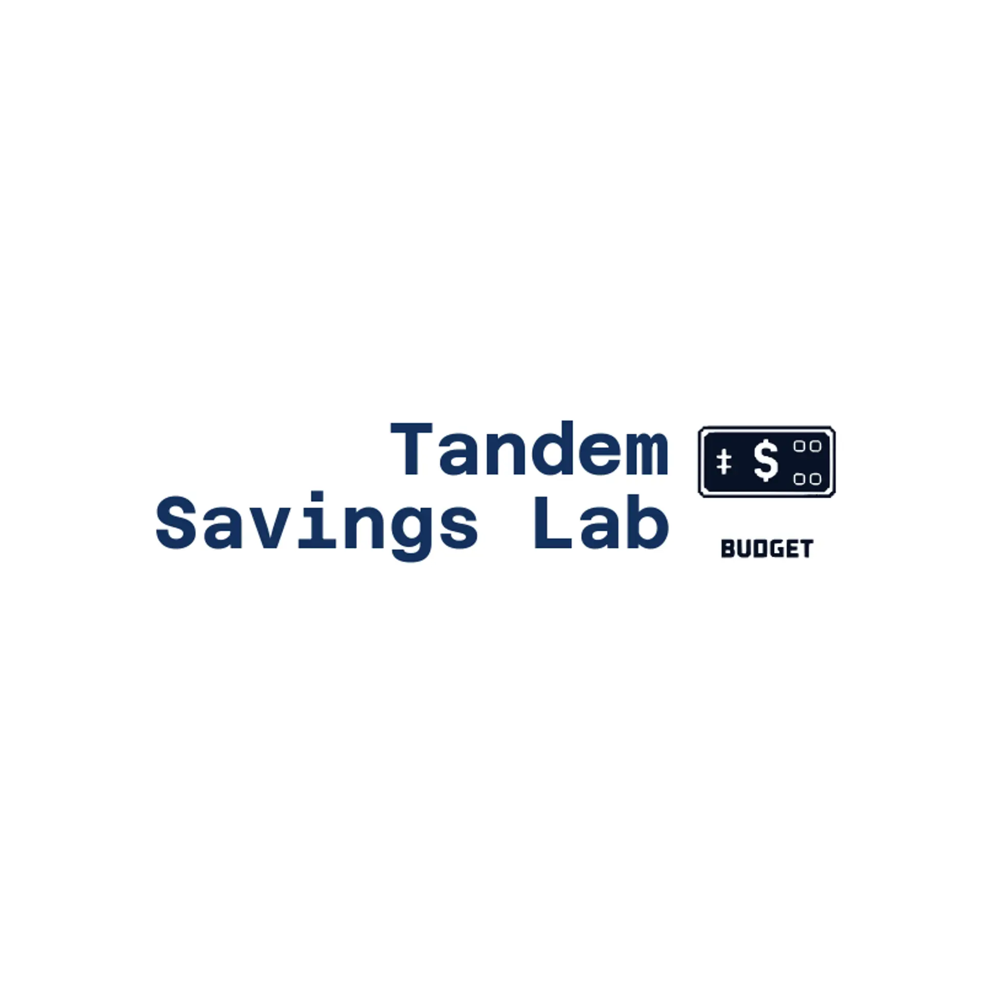 Tandem Savings Lab logo for budget