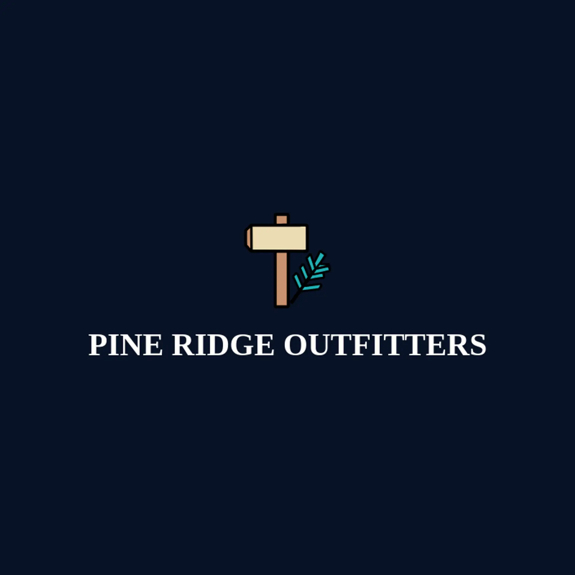 Pine Ridge Outfitters logo for trail