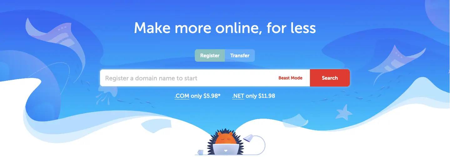 Namecheap domain registration