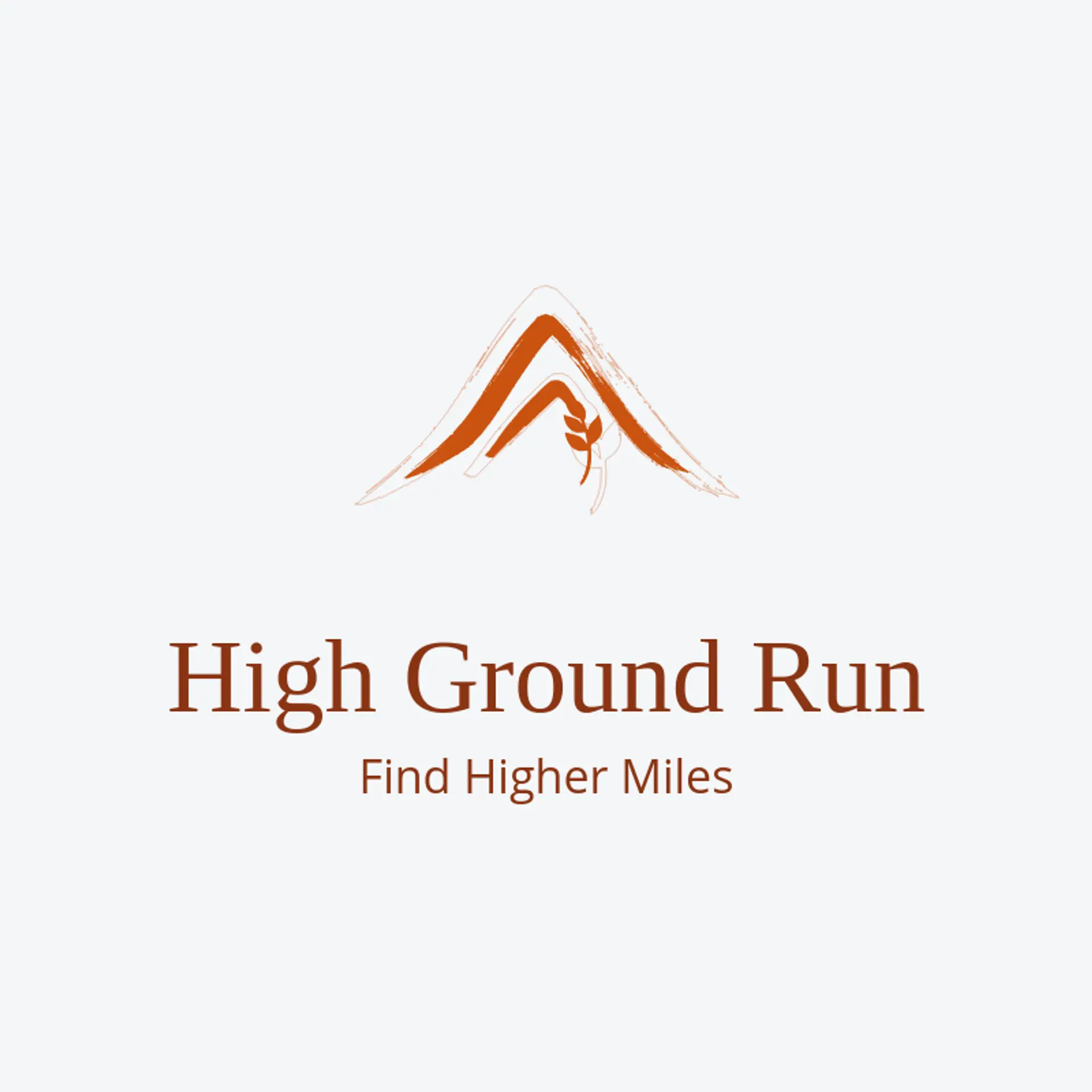 High Ground Run logo for running