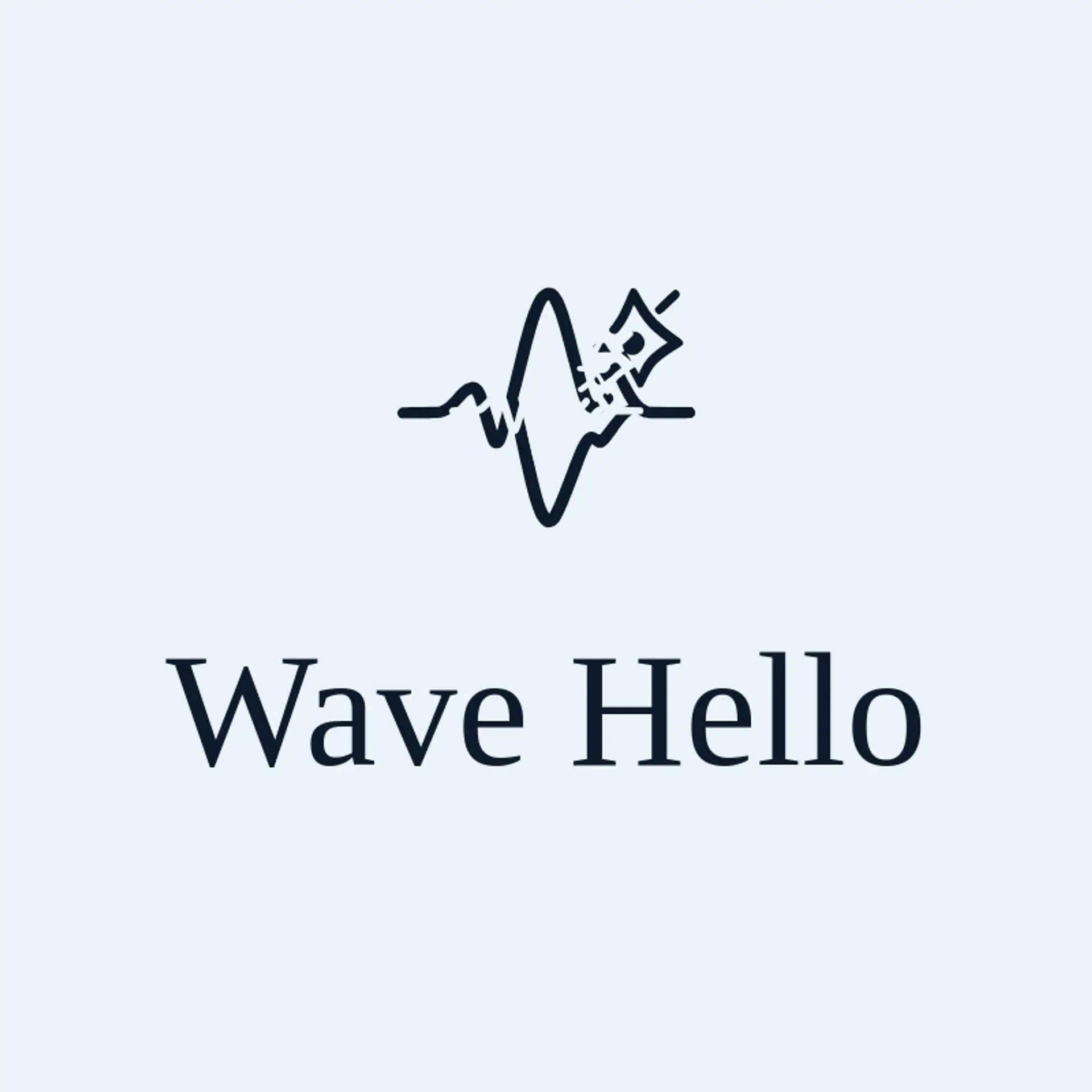 Wave Hello logo for call