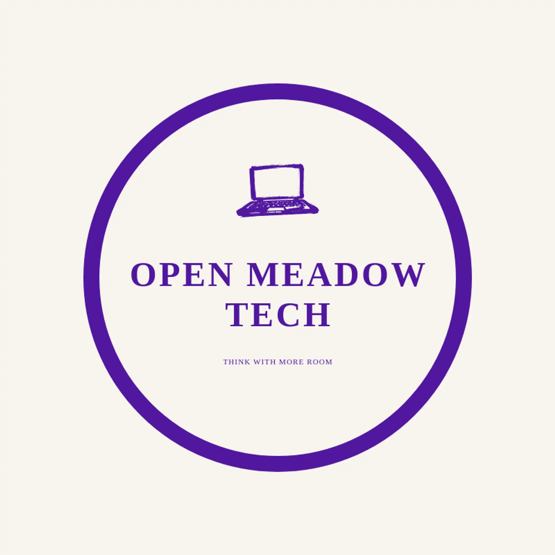 Open Meadow Tech logo for laptop