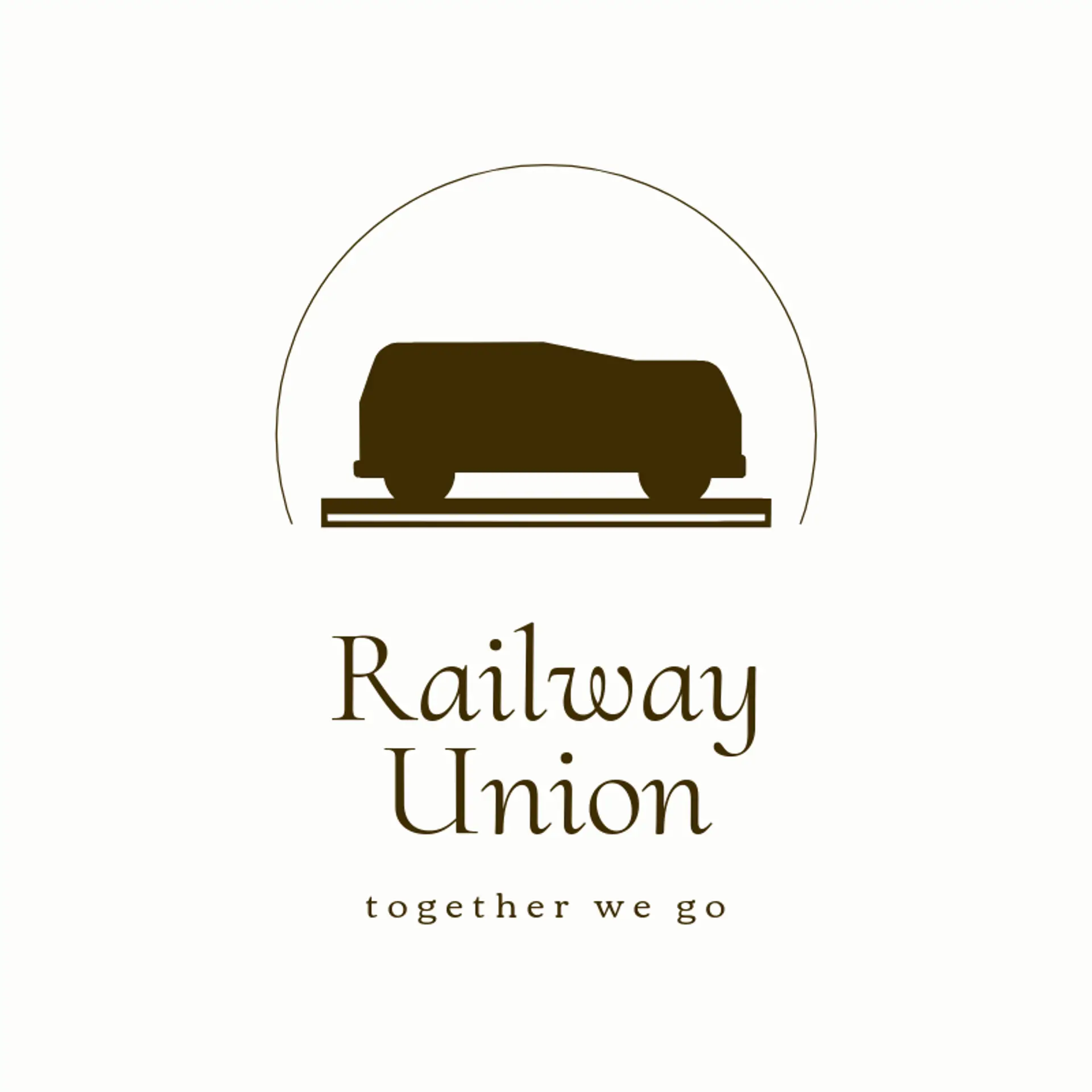 Railway Union logo for train
