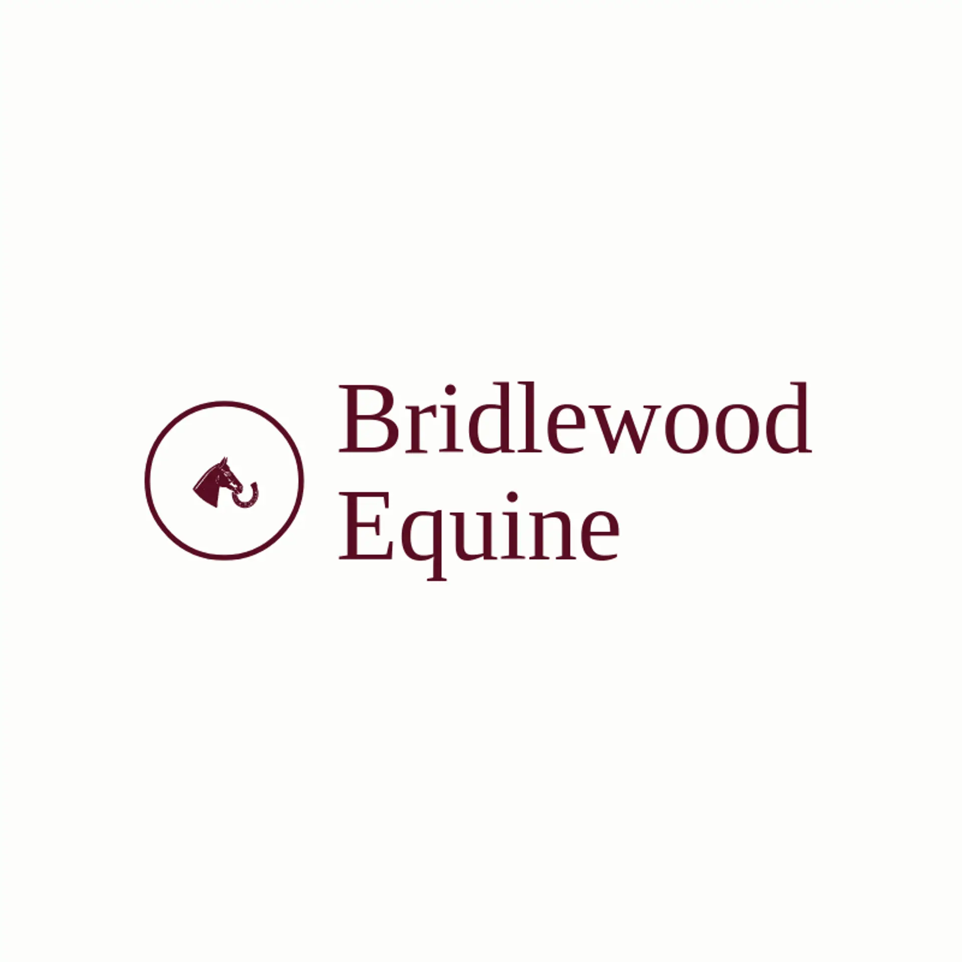 Bridlewood Equine logo for horseshoe