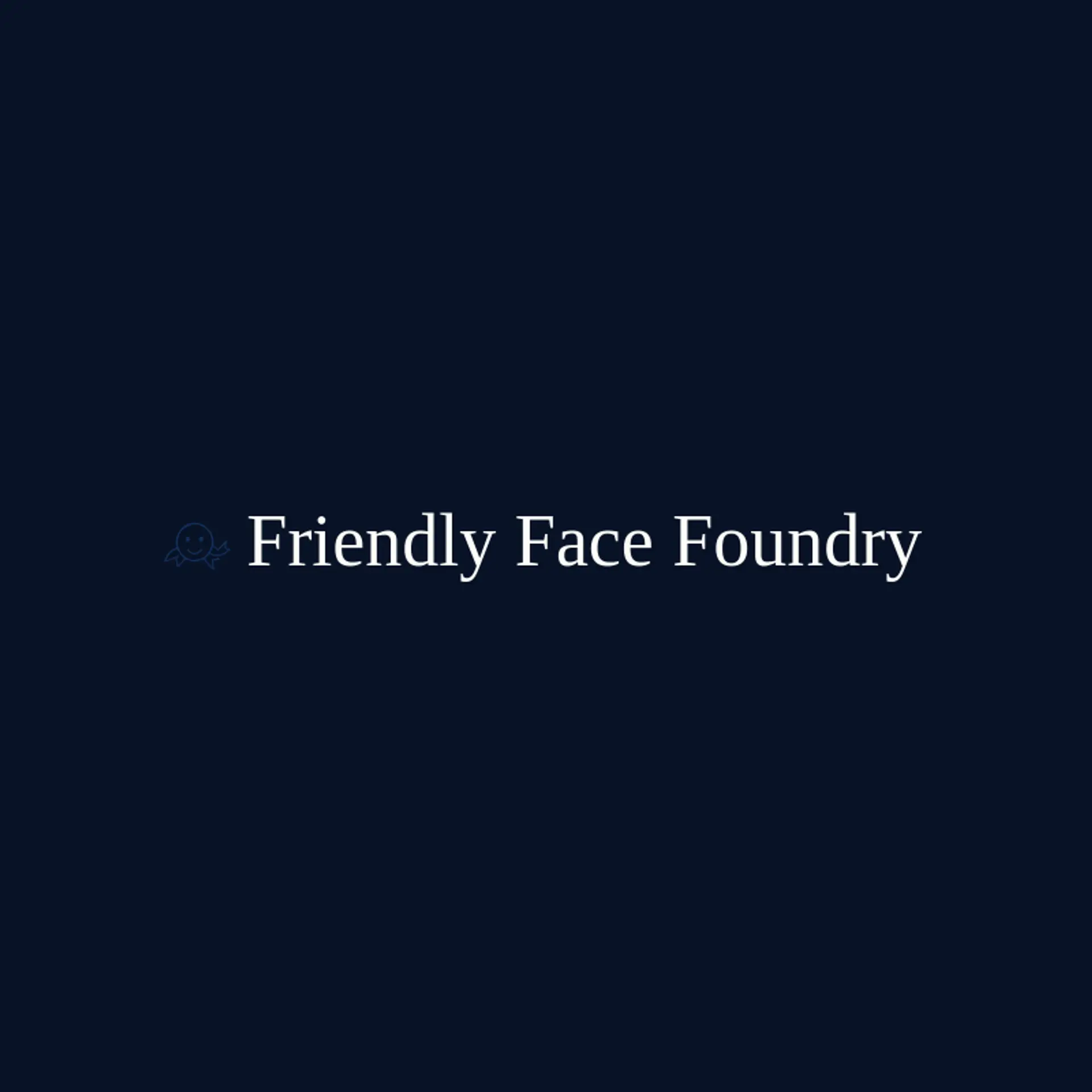 Friendly Face Foundry logo for emoji