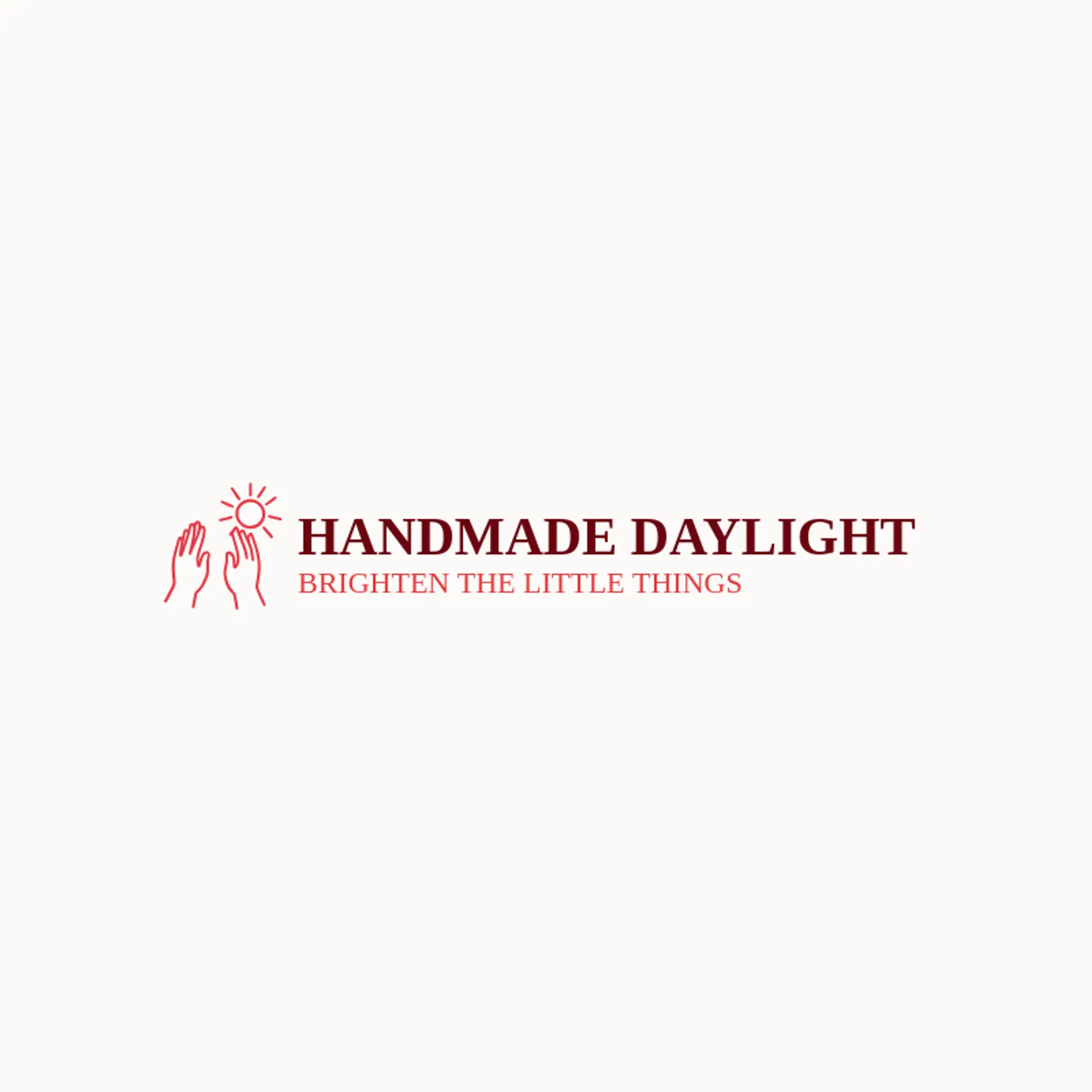 Handmade Daylight logo for hands