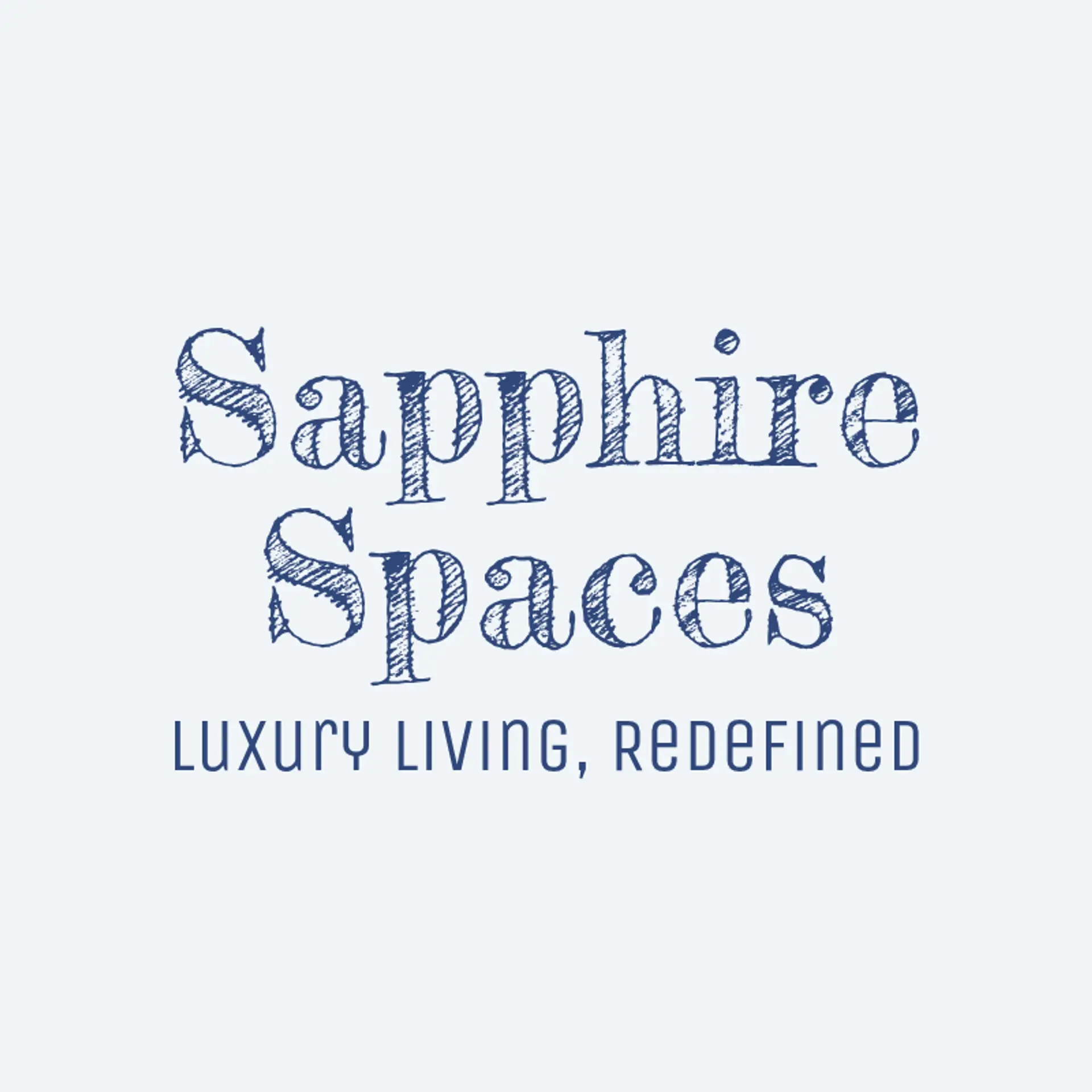 Sapphire Spaces logo for classy real estate