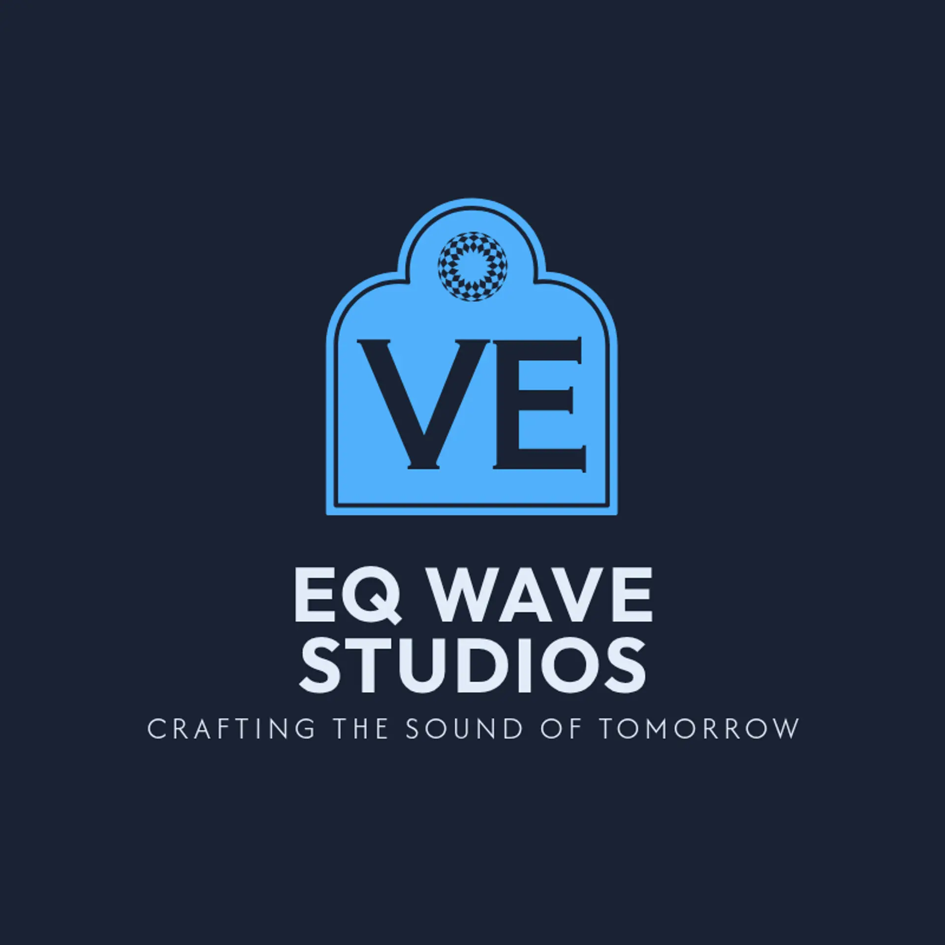 EQ Wave Studios logo for music production
