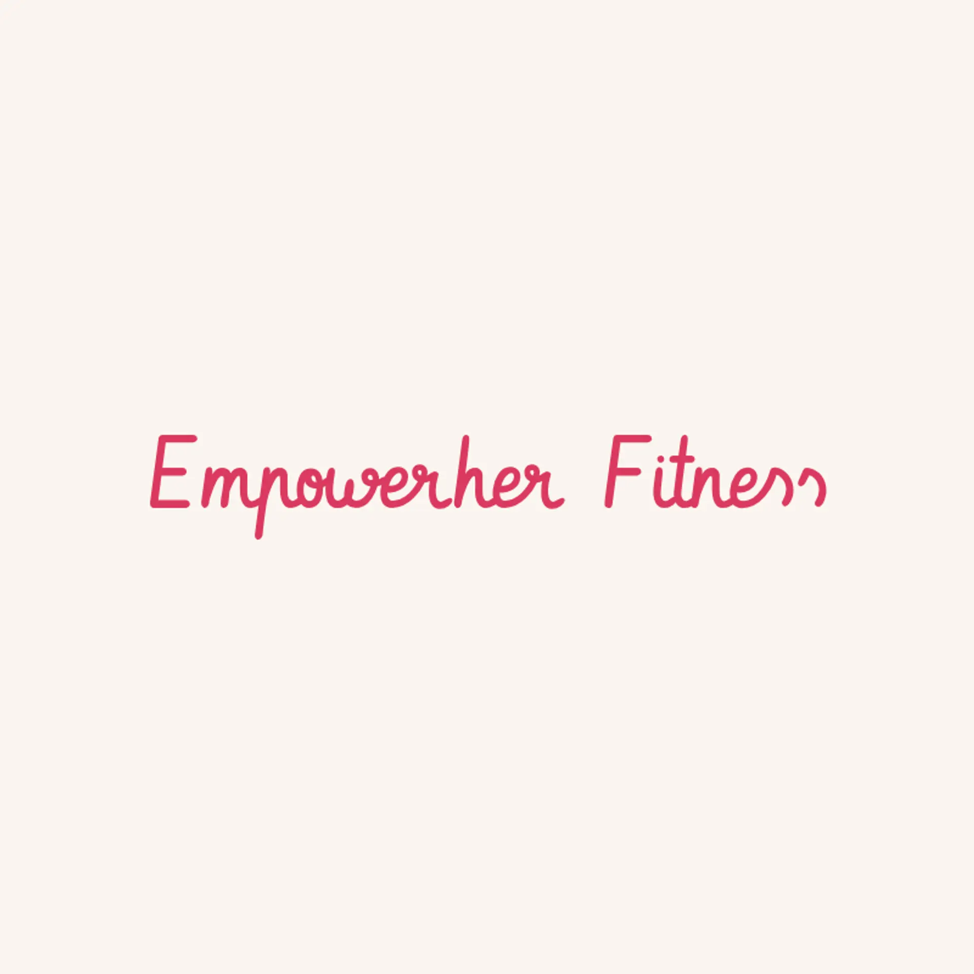 EmpowerHer Wellness logo for women fitness