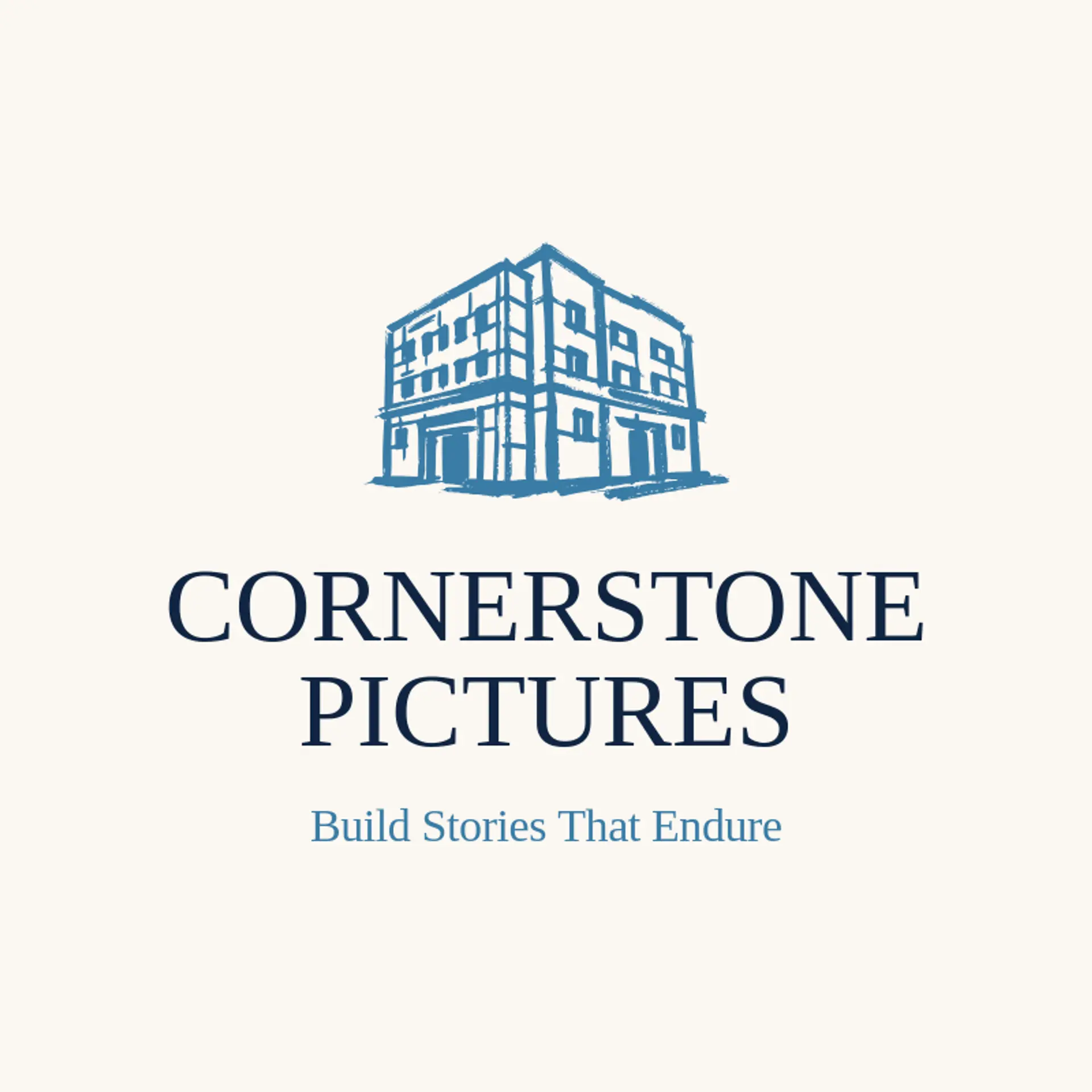 Cornerstone Pictures logo for movie studio