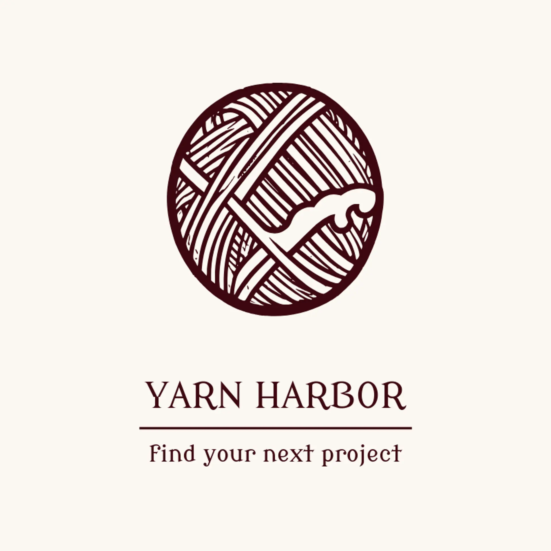 Yarn Harbor logo for crochet