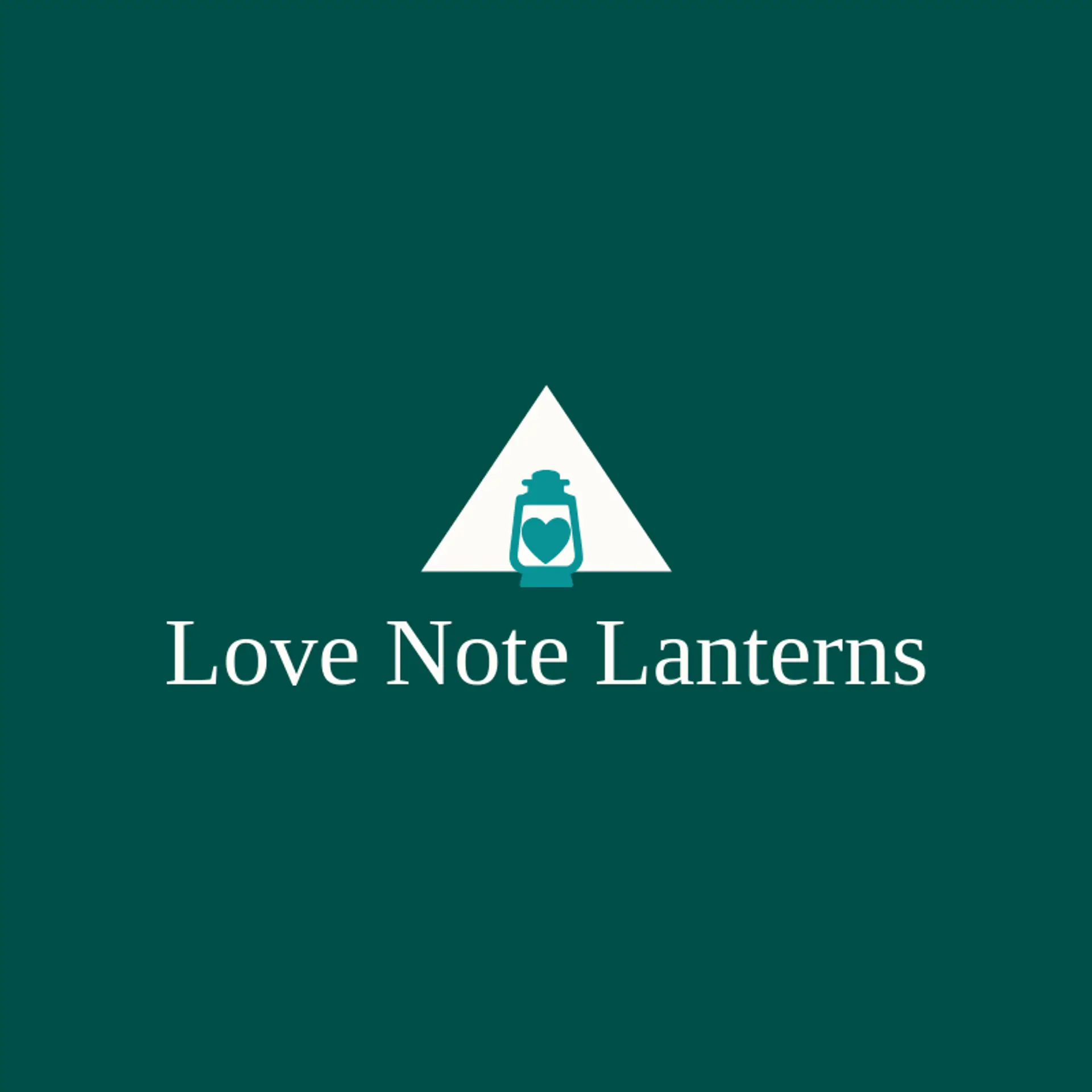 Love Note Lanterns logo for valentine