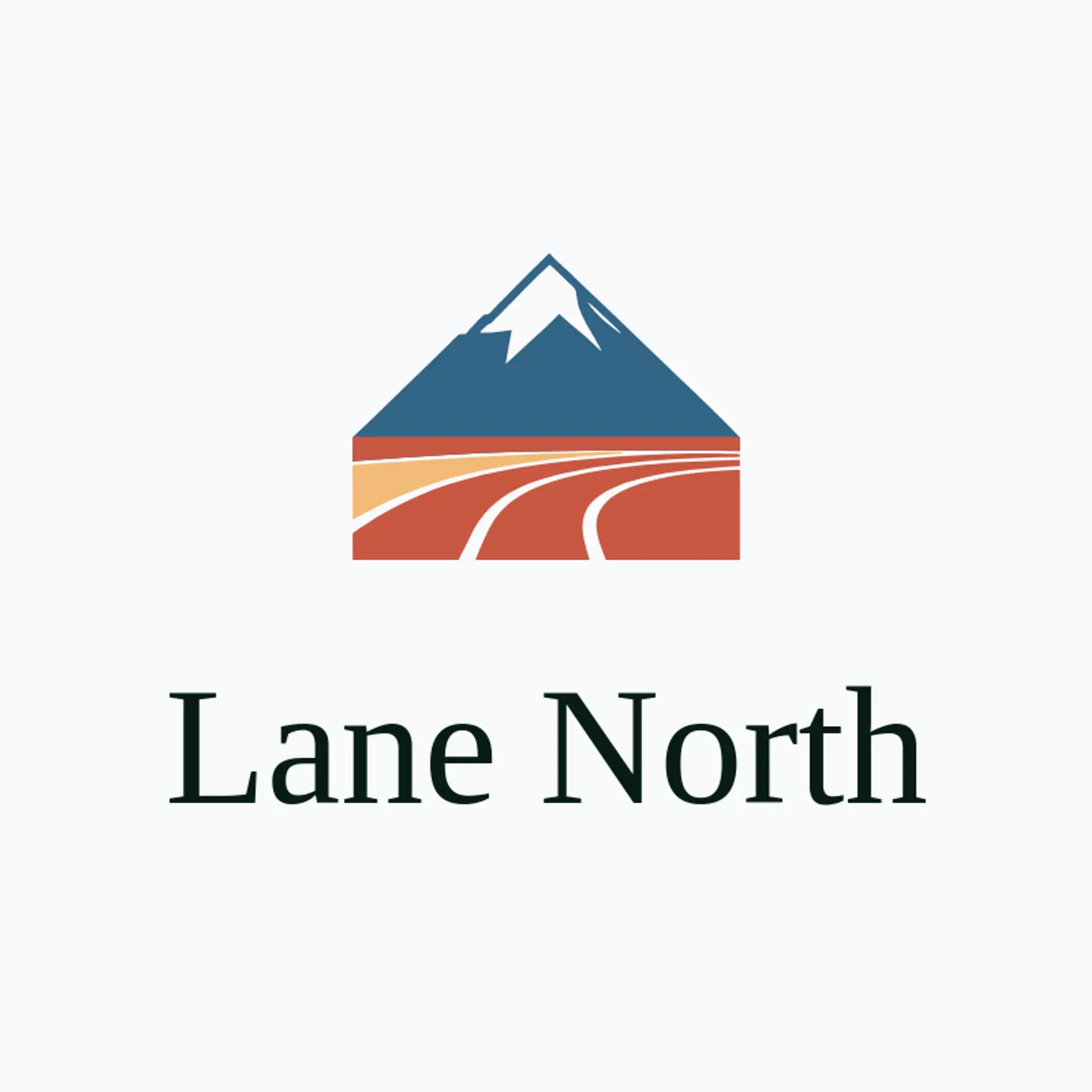 Lane North logo for running
