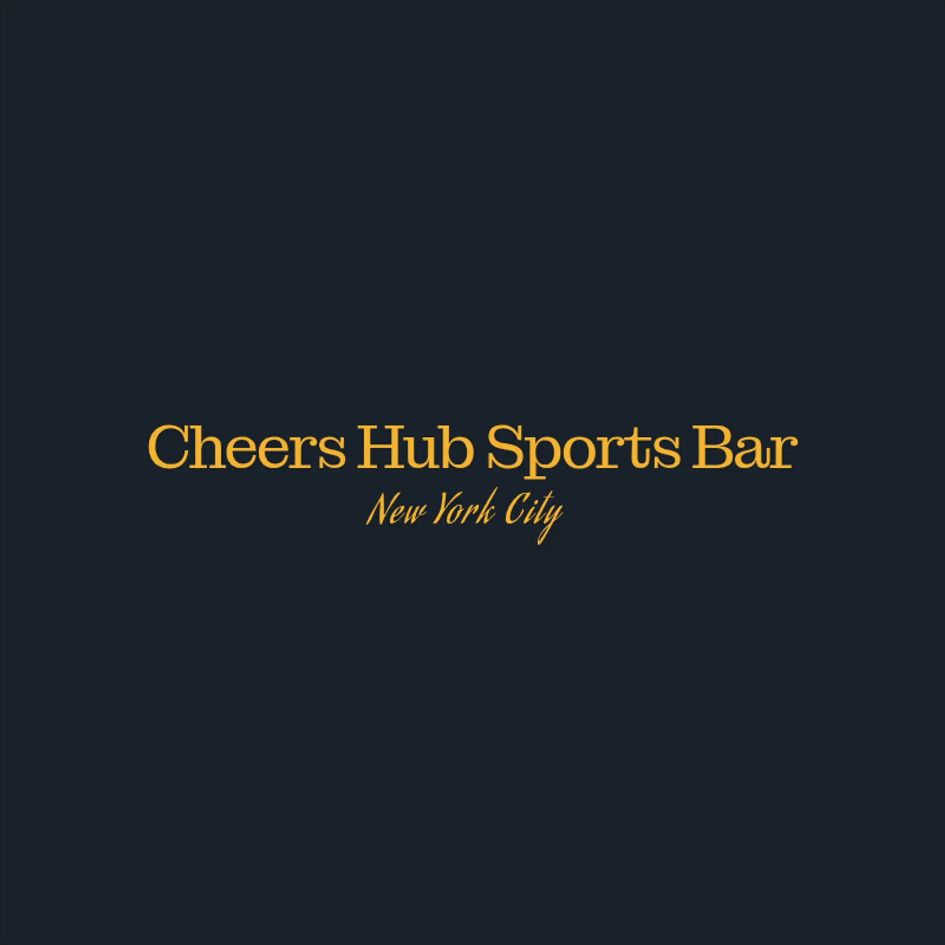 Cheers Hub Sports Bar logo for sports bar