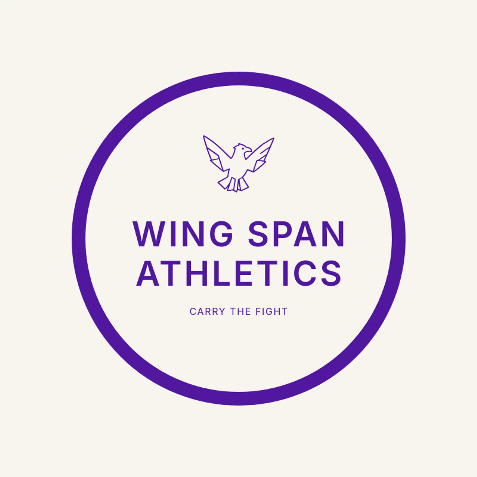 Wing Span Athletics logo for wrestling