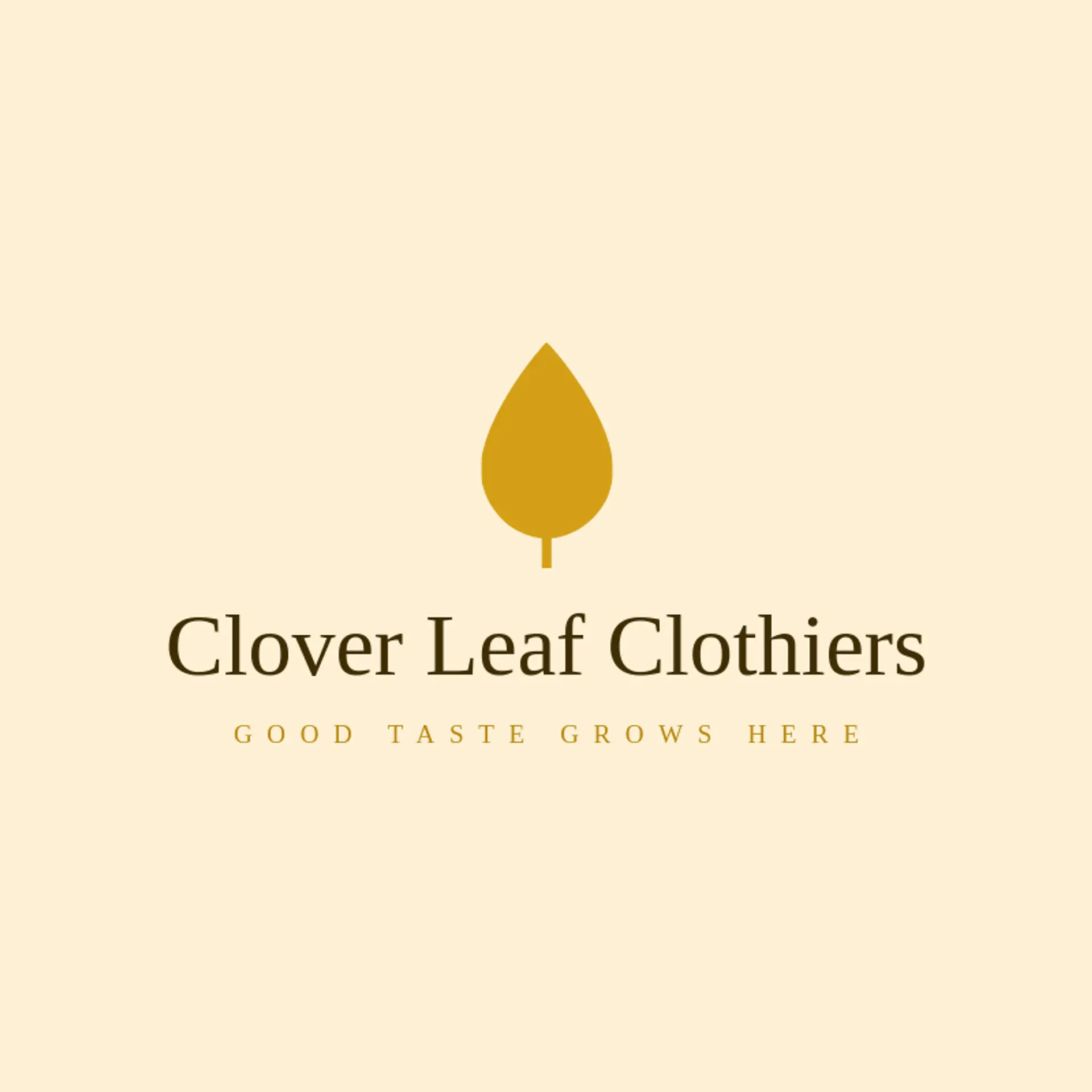 Clover Leaf Clothiers logo for polo shirt