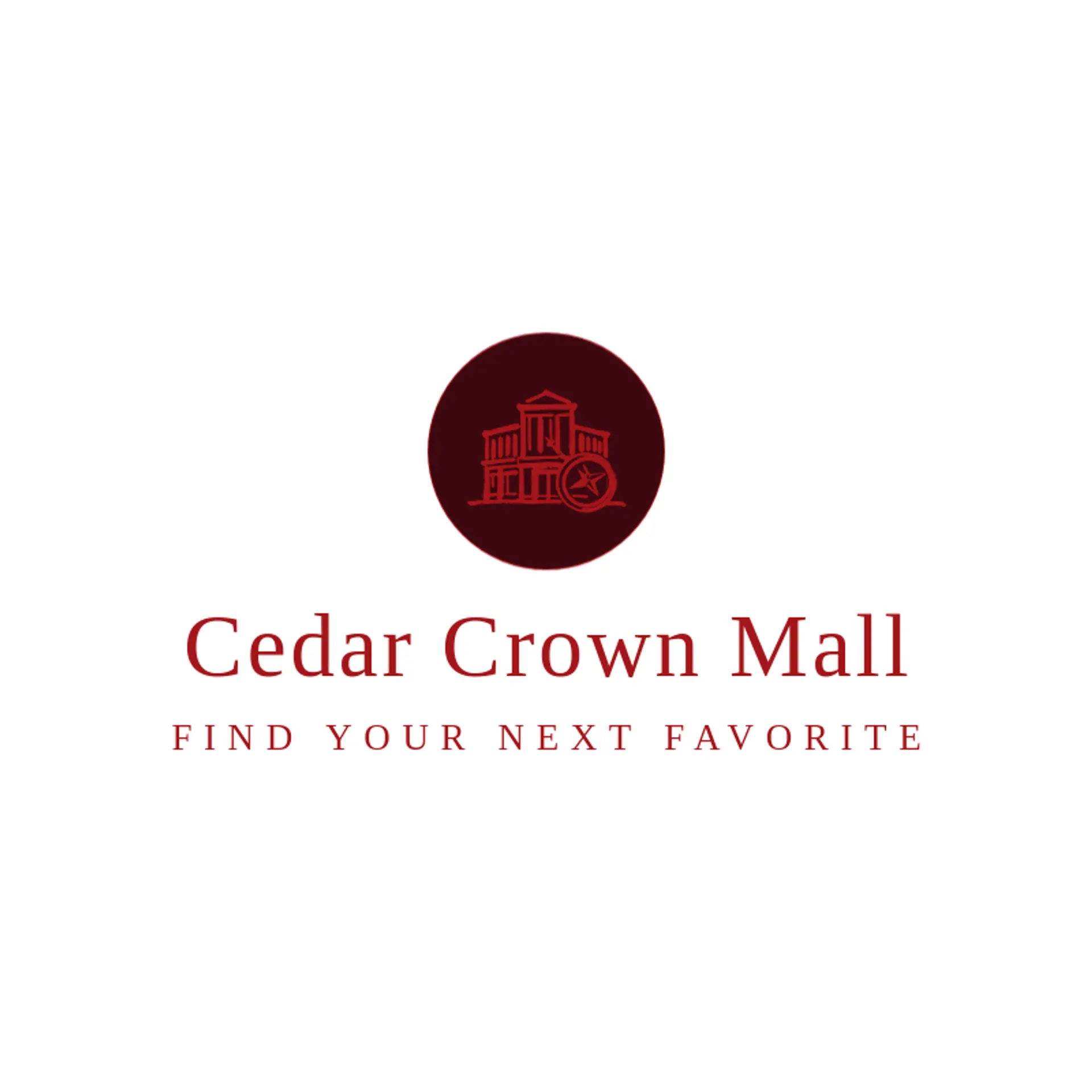 Cedar Crown Mall logo for mall