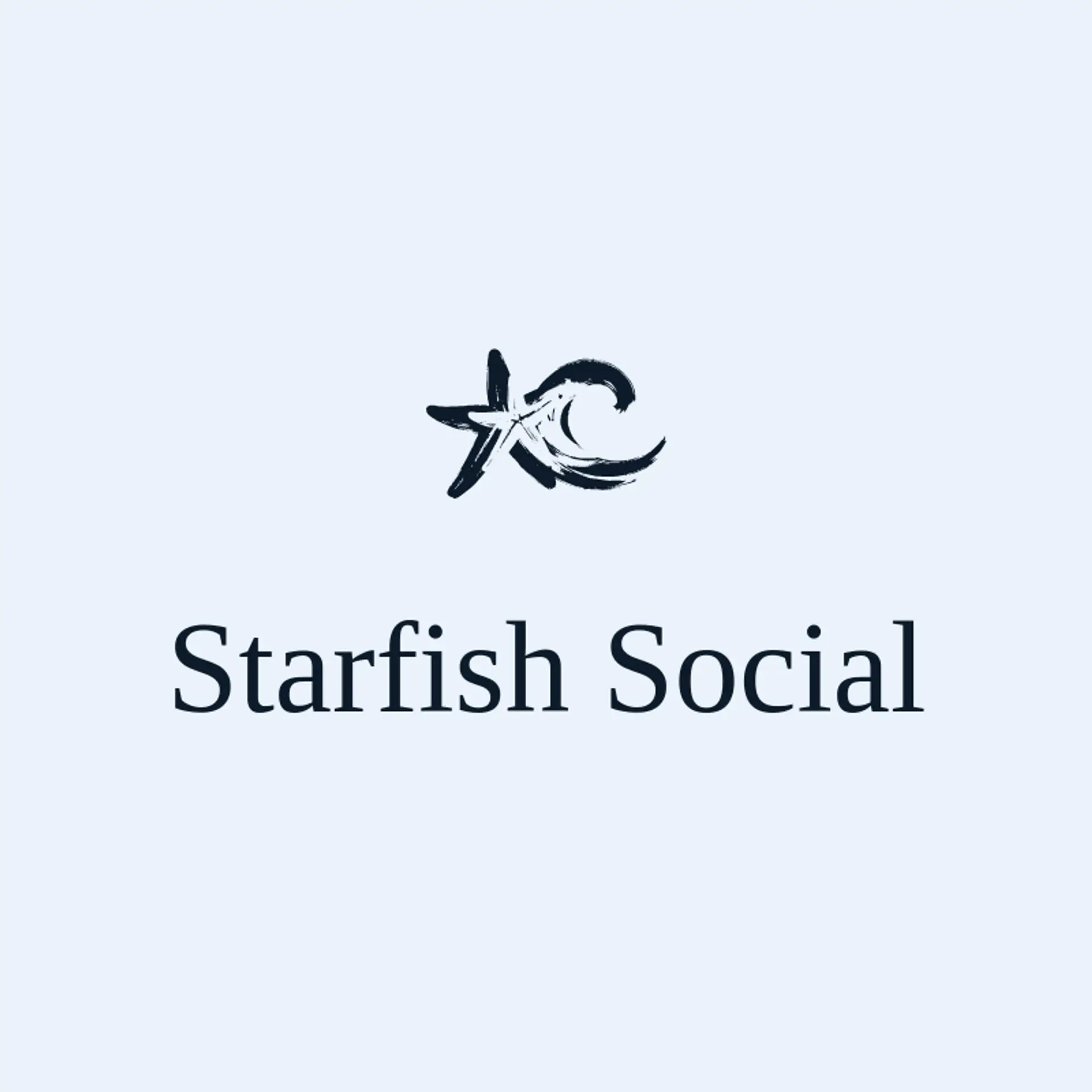 Starfish Social logo for beach