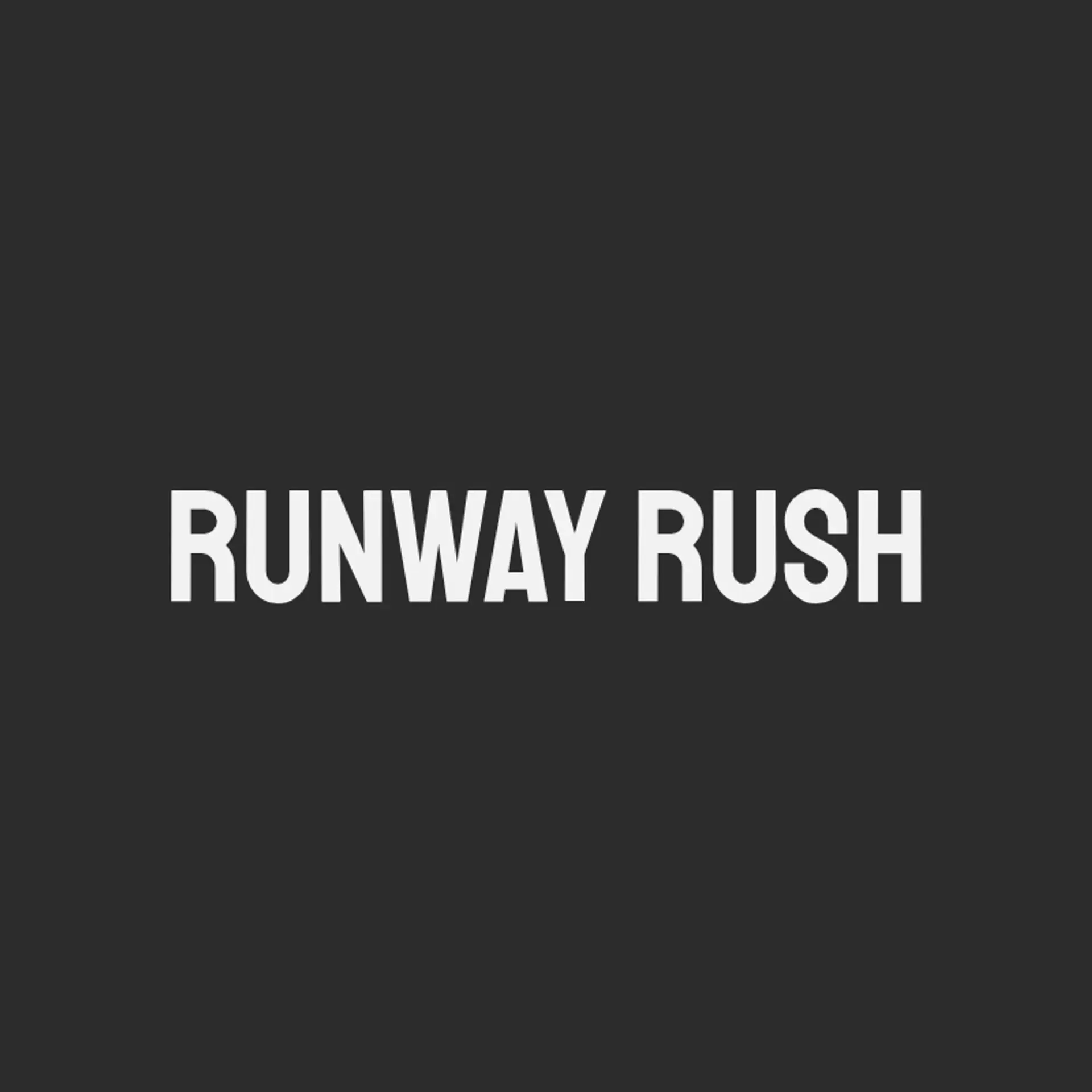 Runway Rush logo for fashion line