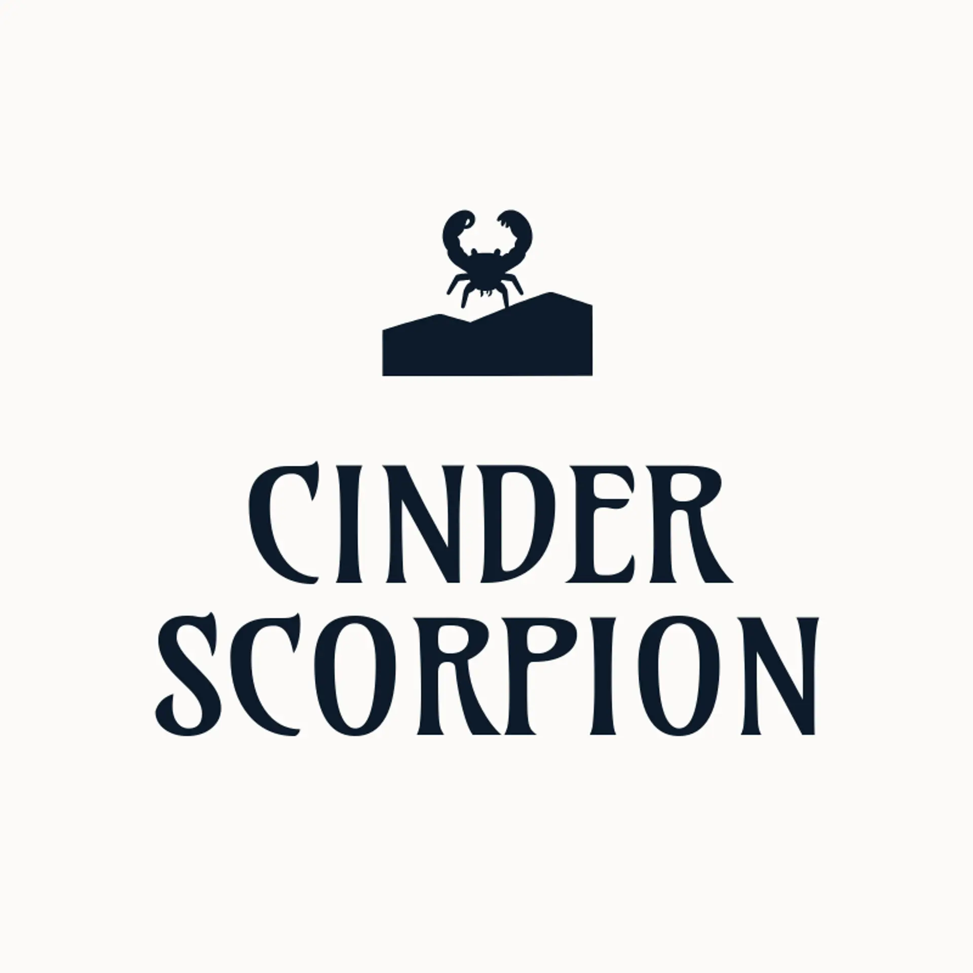 Cinder Scorpion logo for scorpion