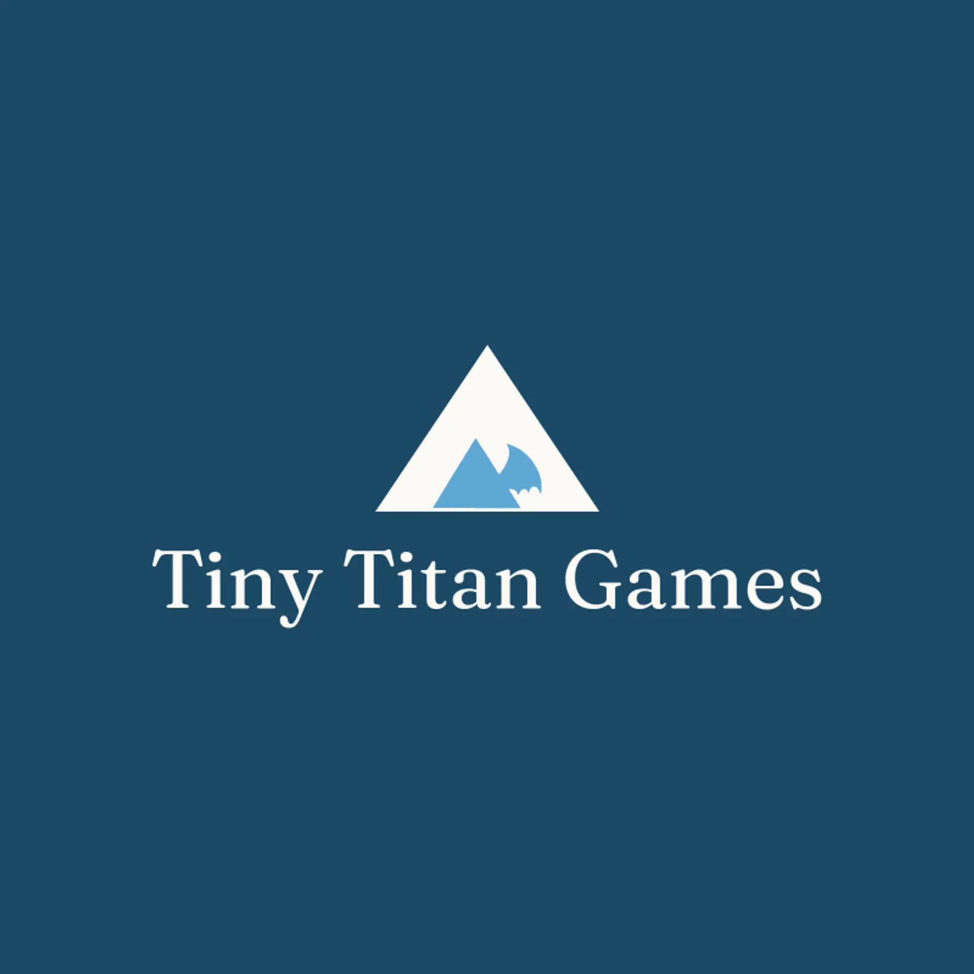 Tiny Titan Games logo for video game