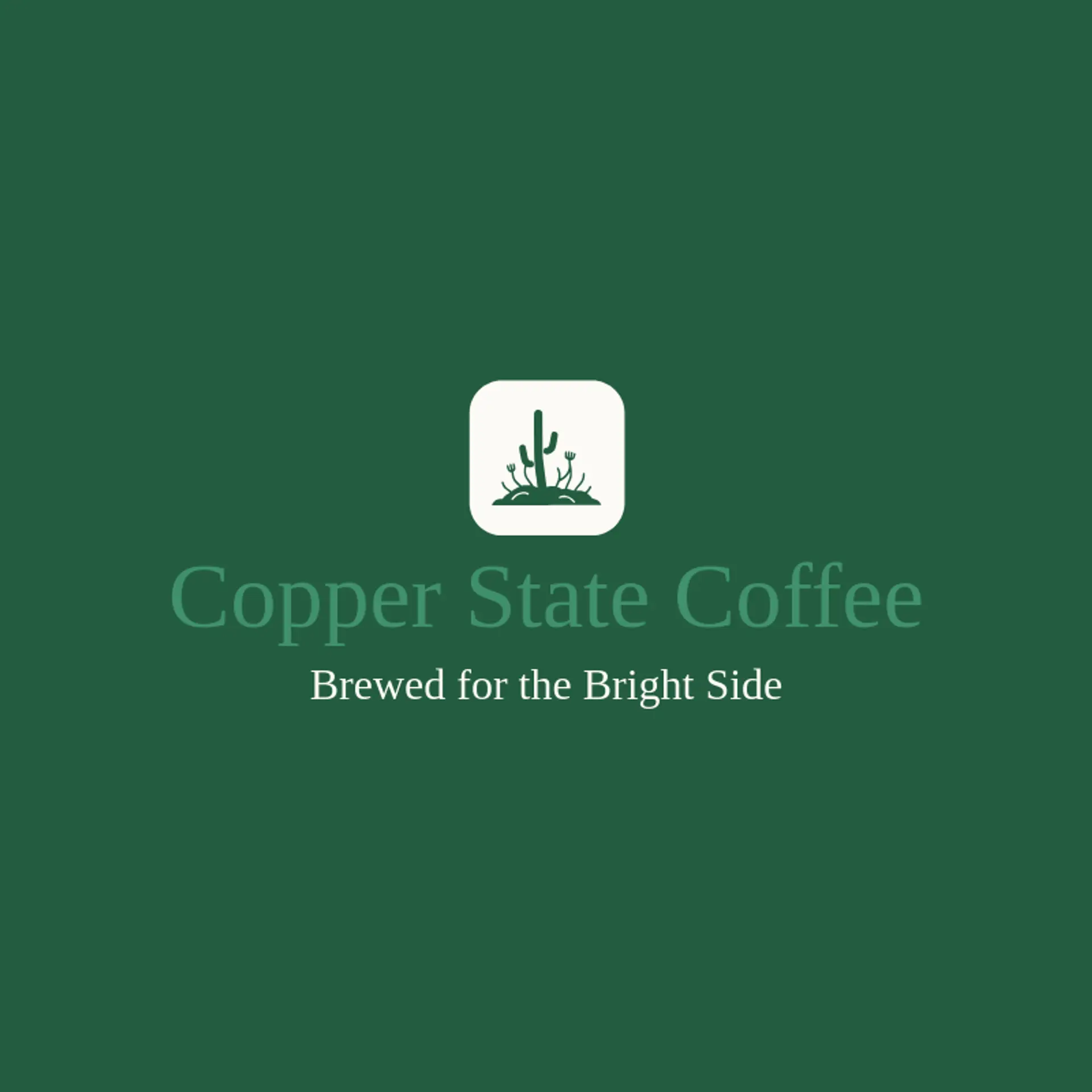 Copper State Coffee logo for arizona