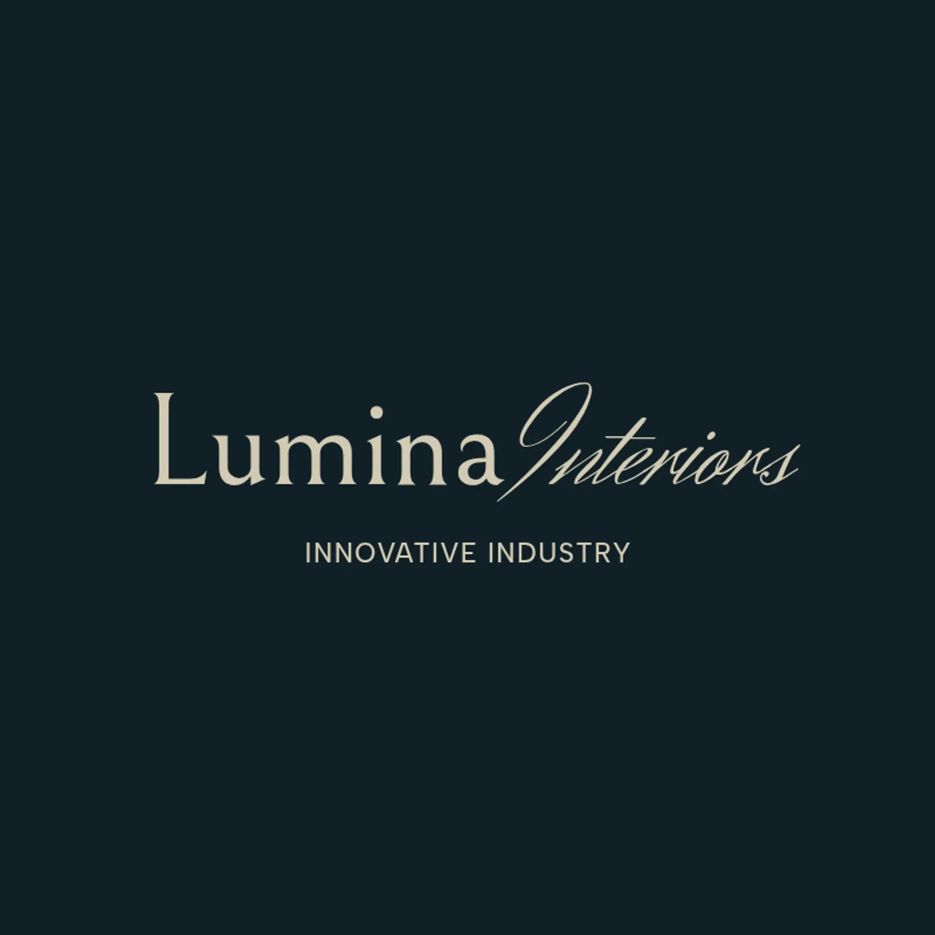 Lumina Interiors logo for interior design