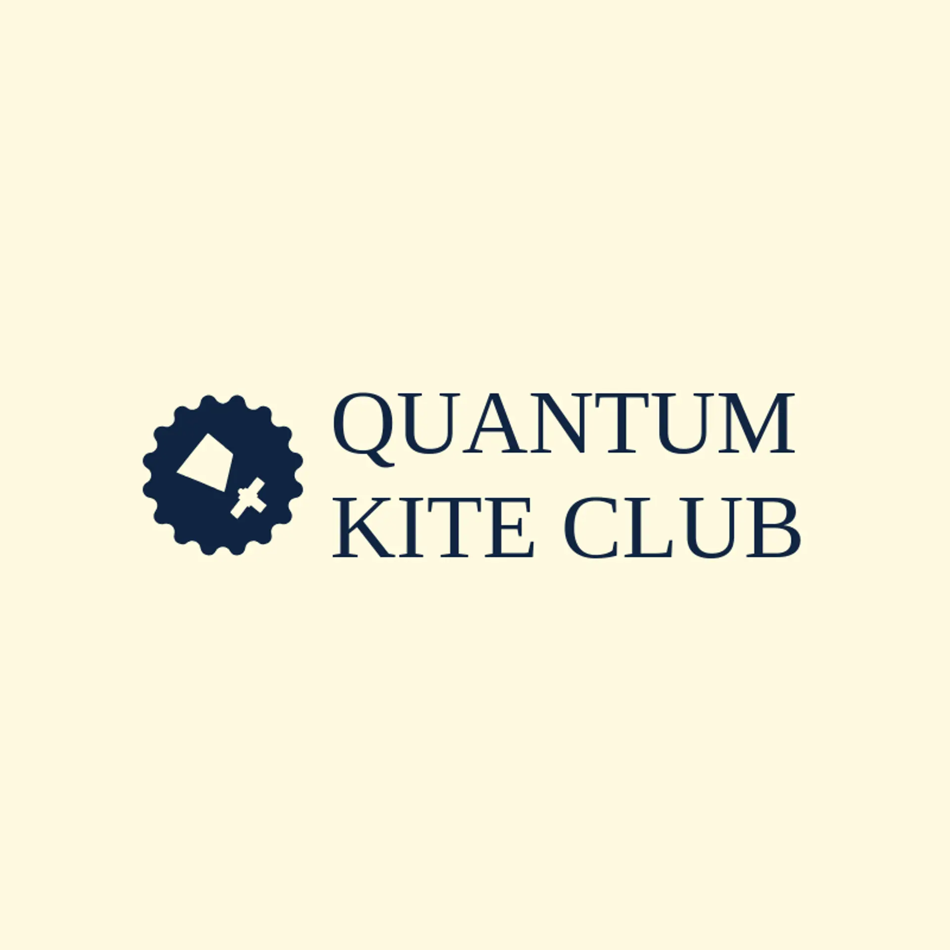 Quantum Kite Club logo for sci fi