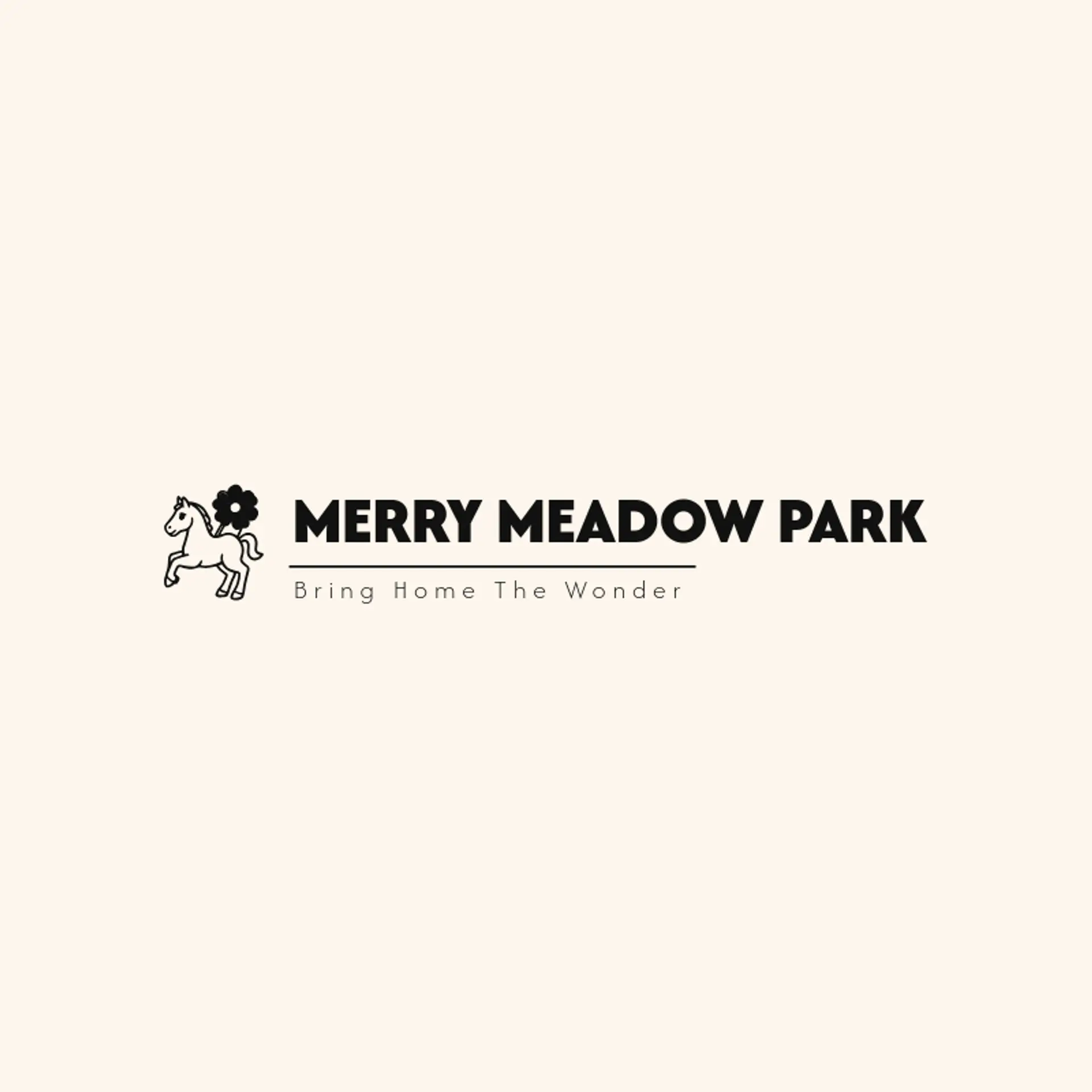 Merry Meadow Park logo for amusement park