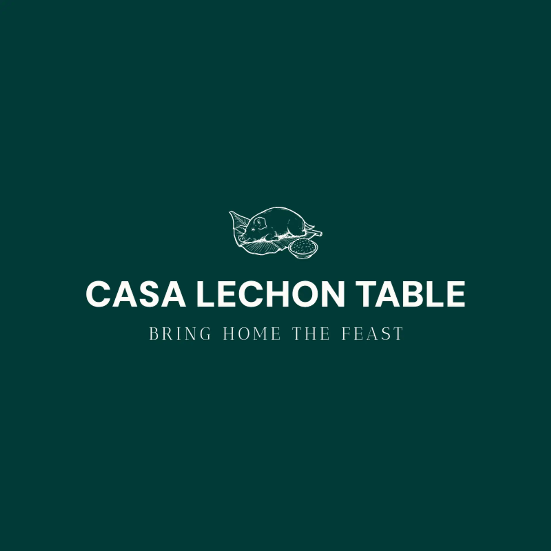 Casa Lechon Table logo for lechon