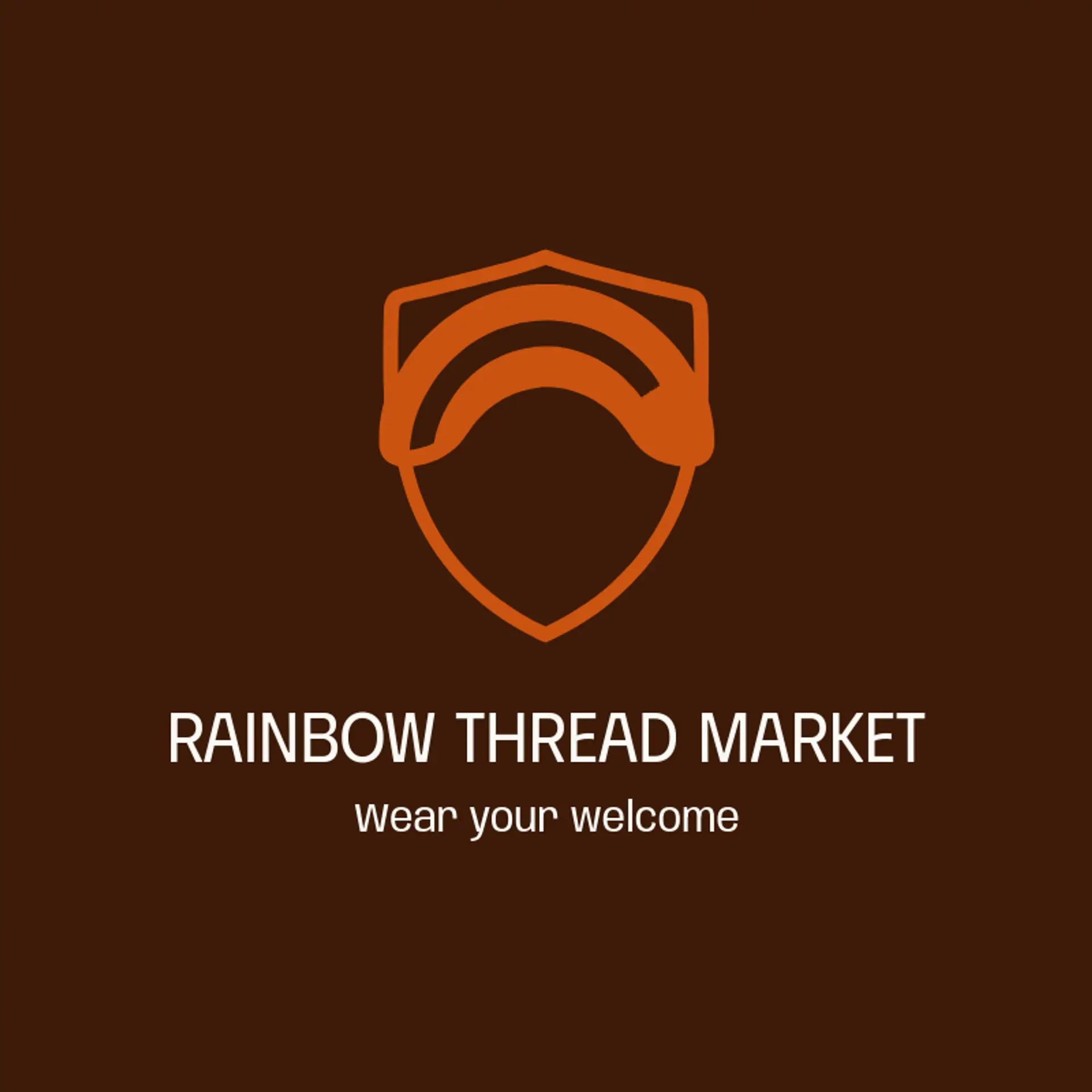 Rainbow Thread Market logo for pride
