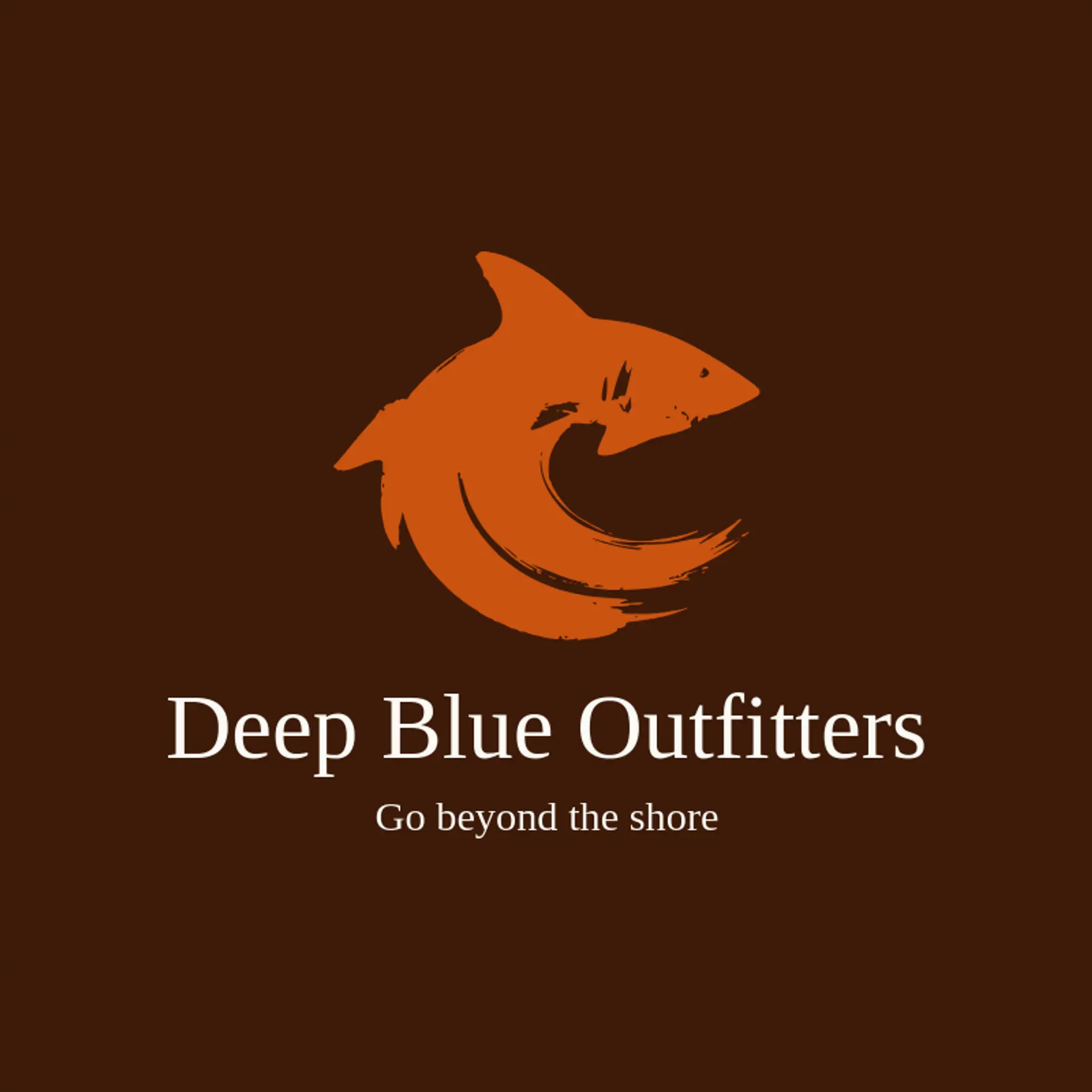 Deep Blue Outfitters logo for apex predator