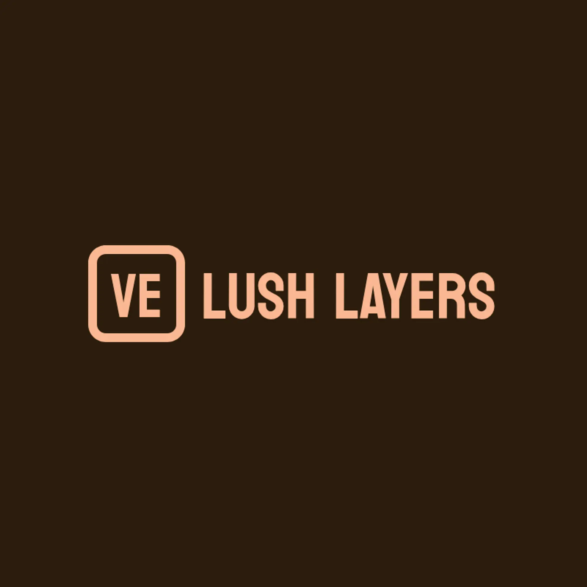 Lush Layers logo for cake