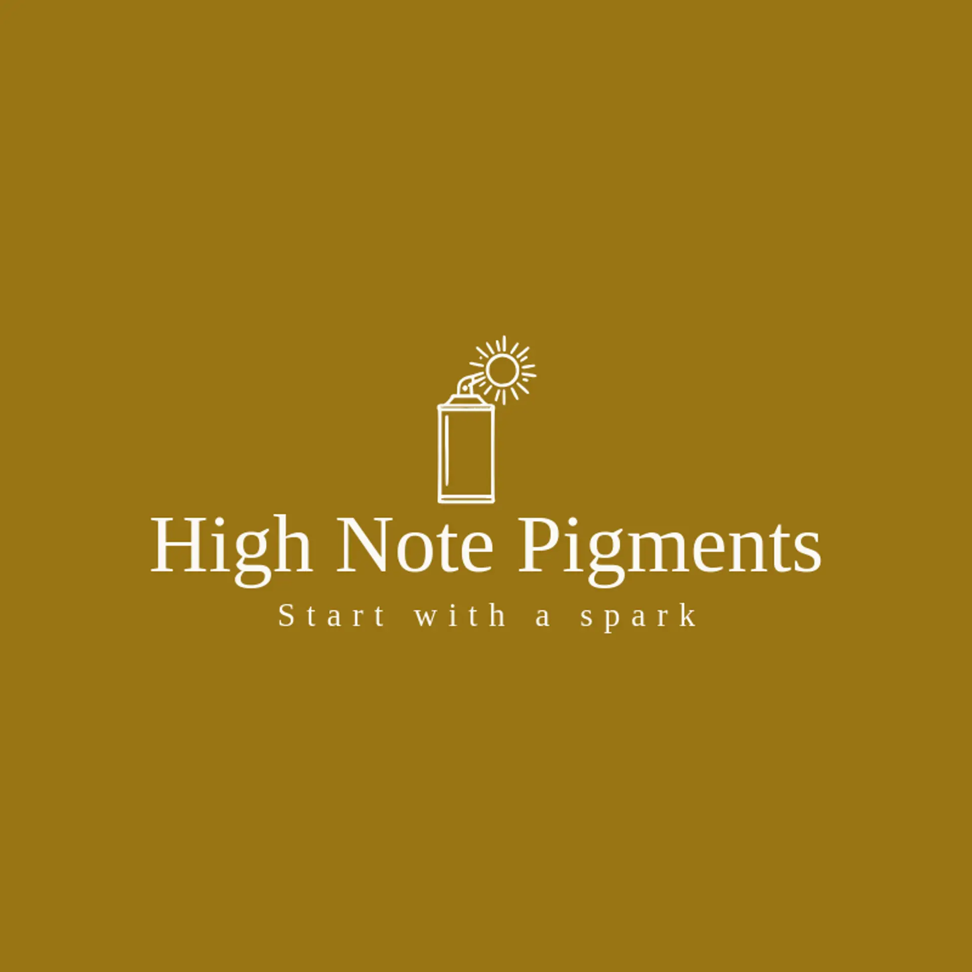 High Note Pigments logo for spray paint