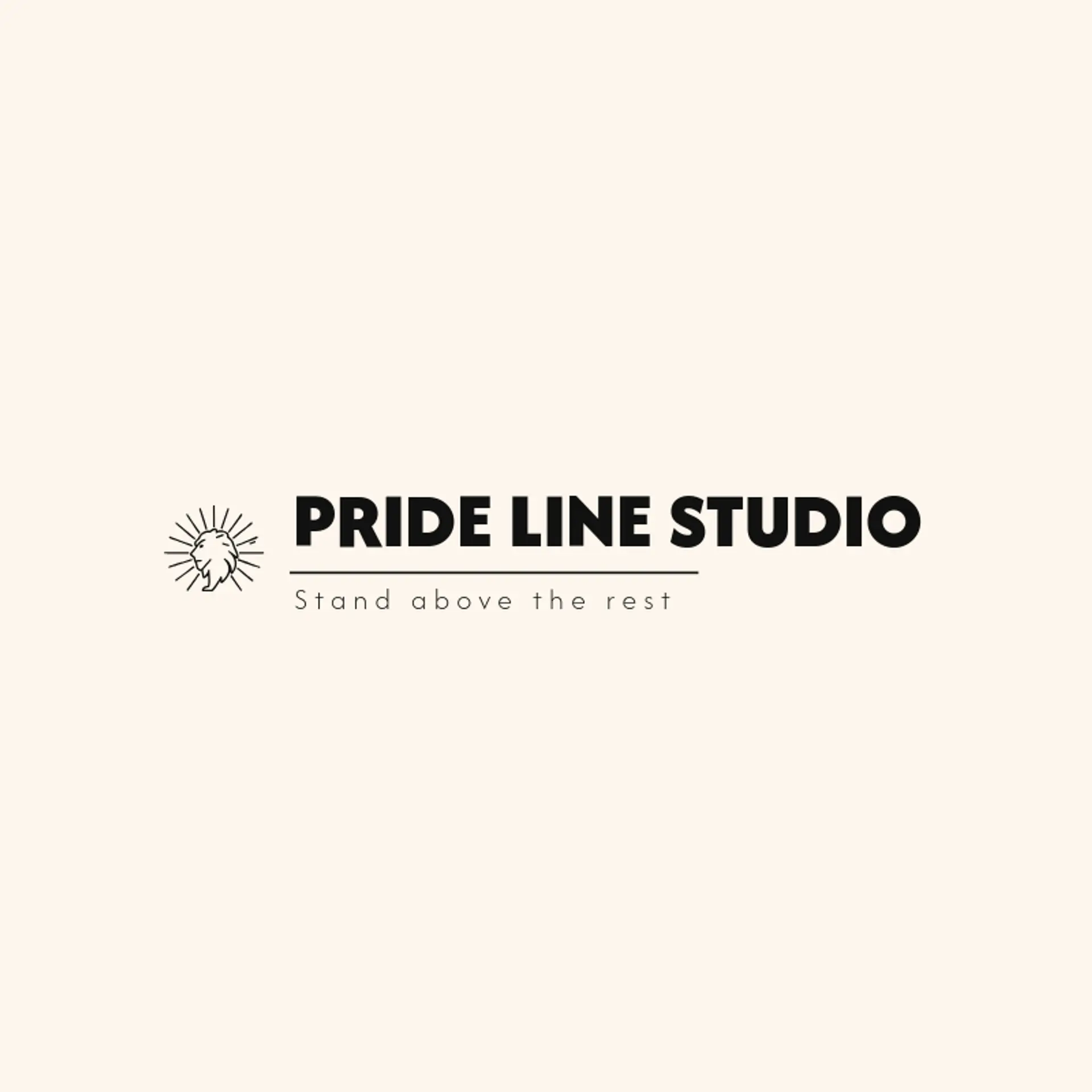 Pride Line Studio logo for beast