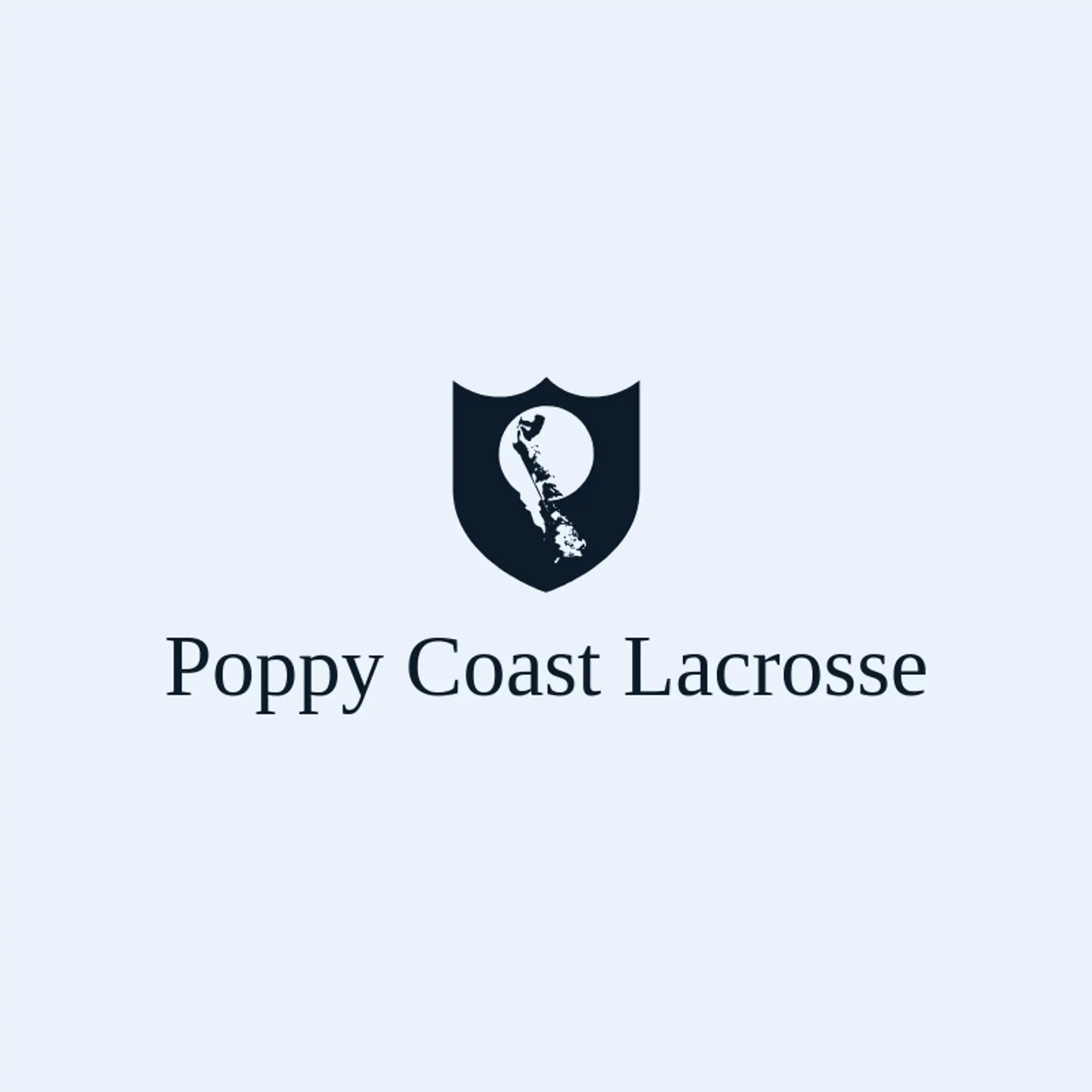 Poppy Coast Lacrosse logo for california