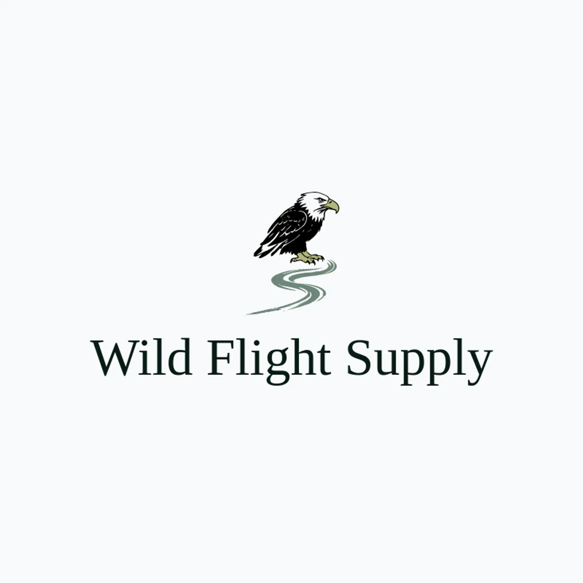 Wild Flight Supply logo for bald eagle