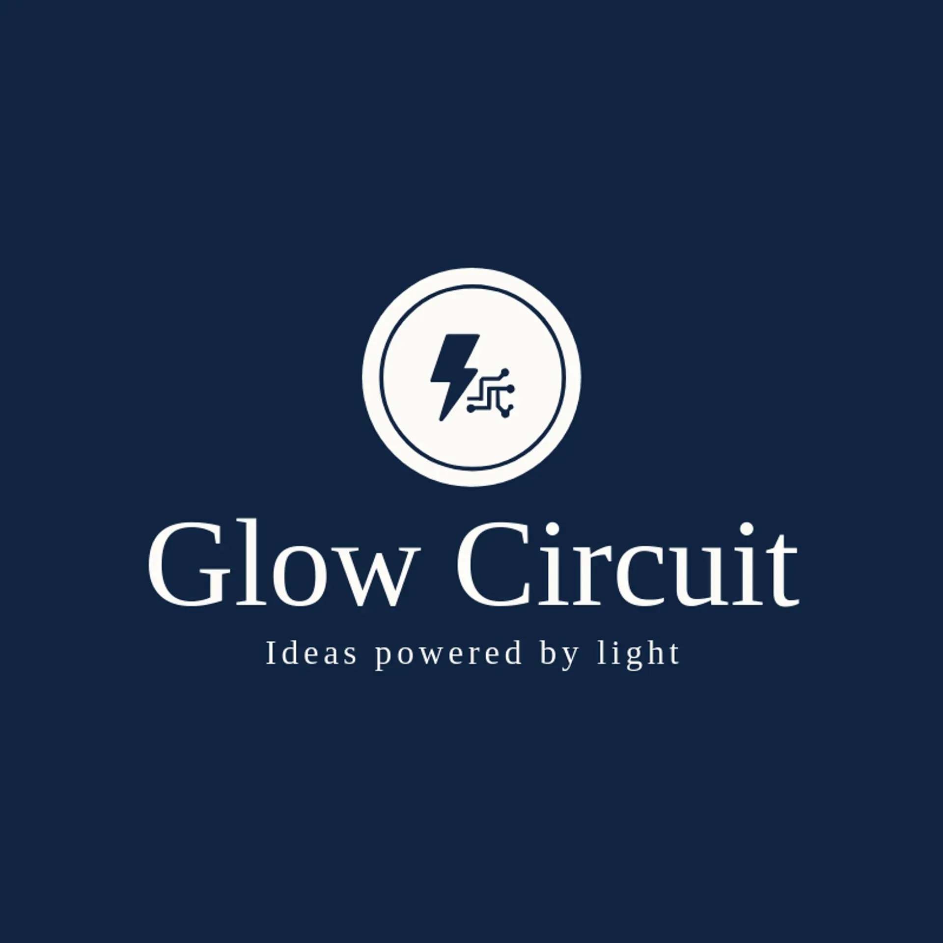 Glow Circuit logo for flash