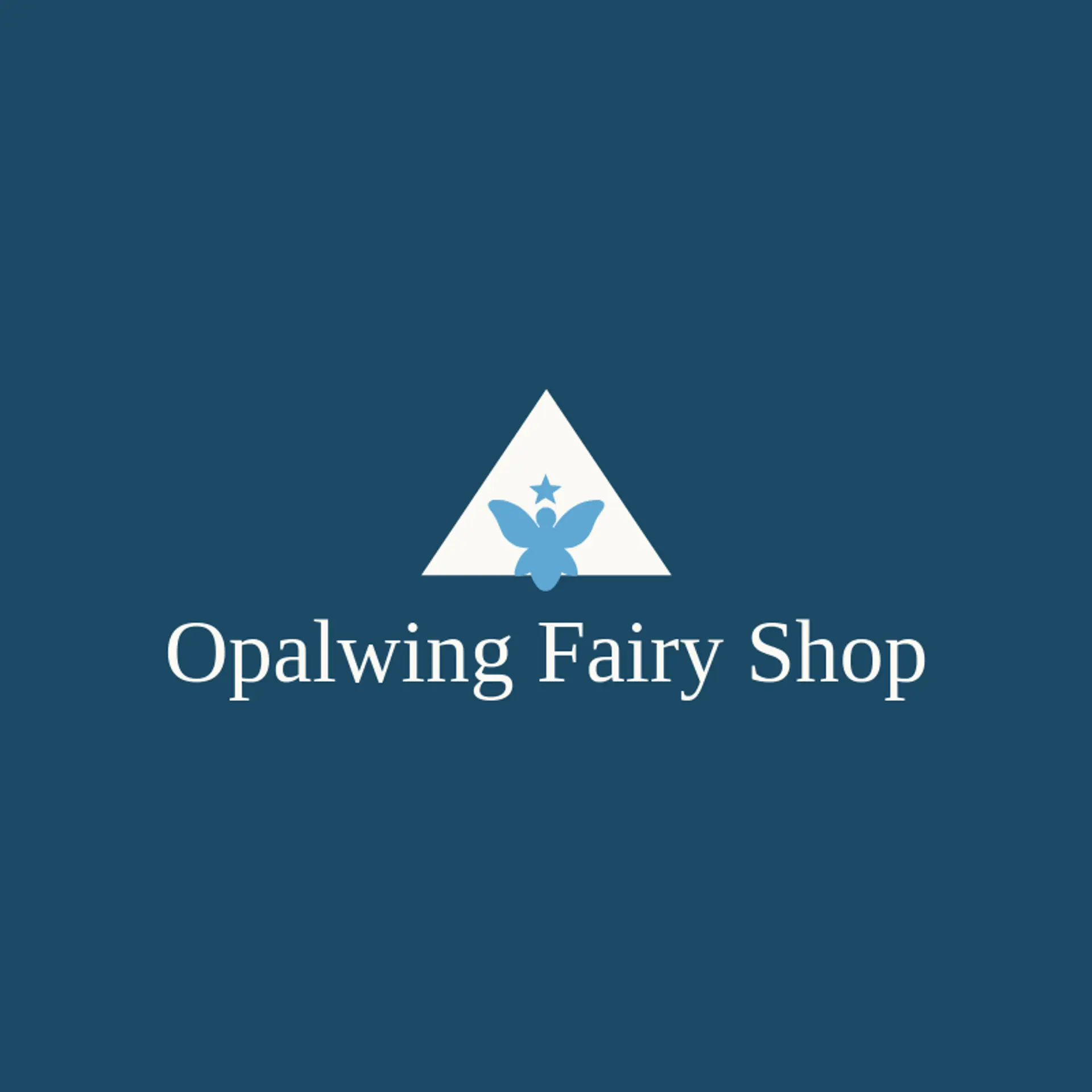 Opalwing Fairy Shop logo for fairy