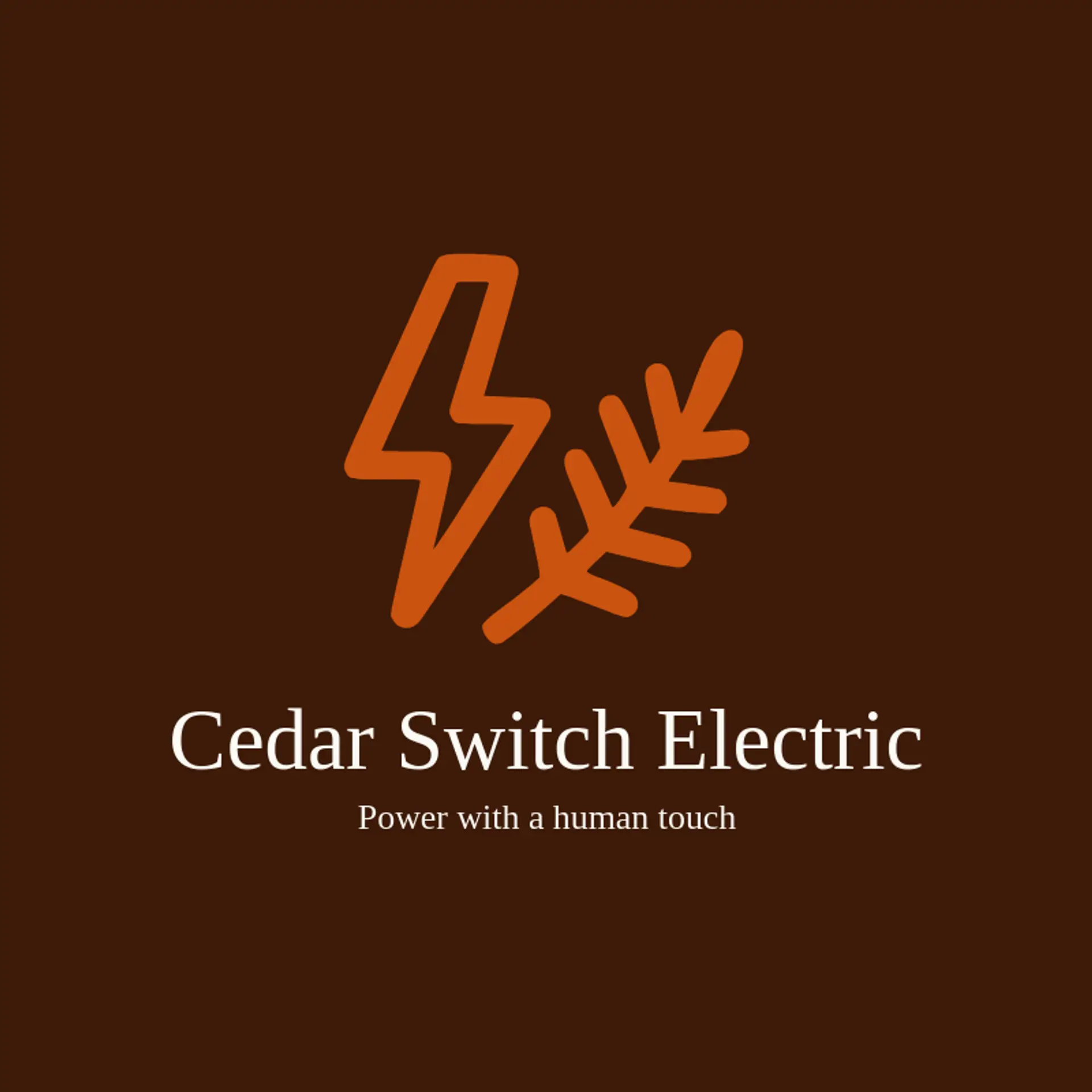 Cedar Switch Electric logo for electricity