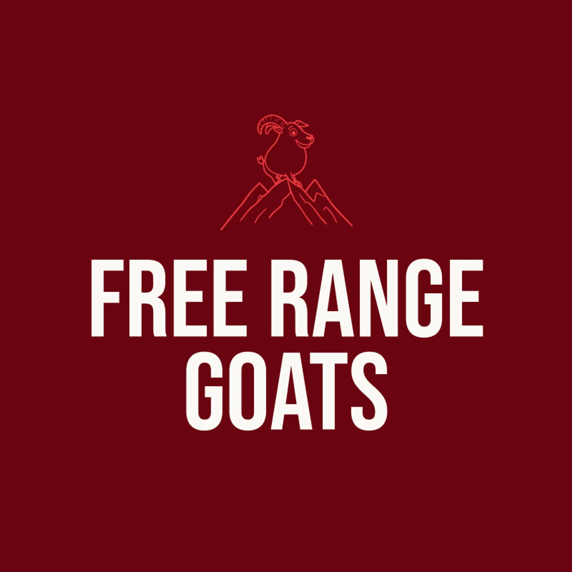 Free Range Goats logo for goat