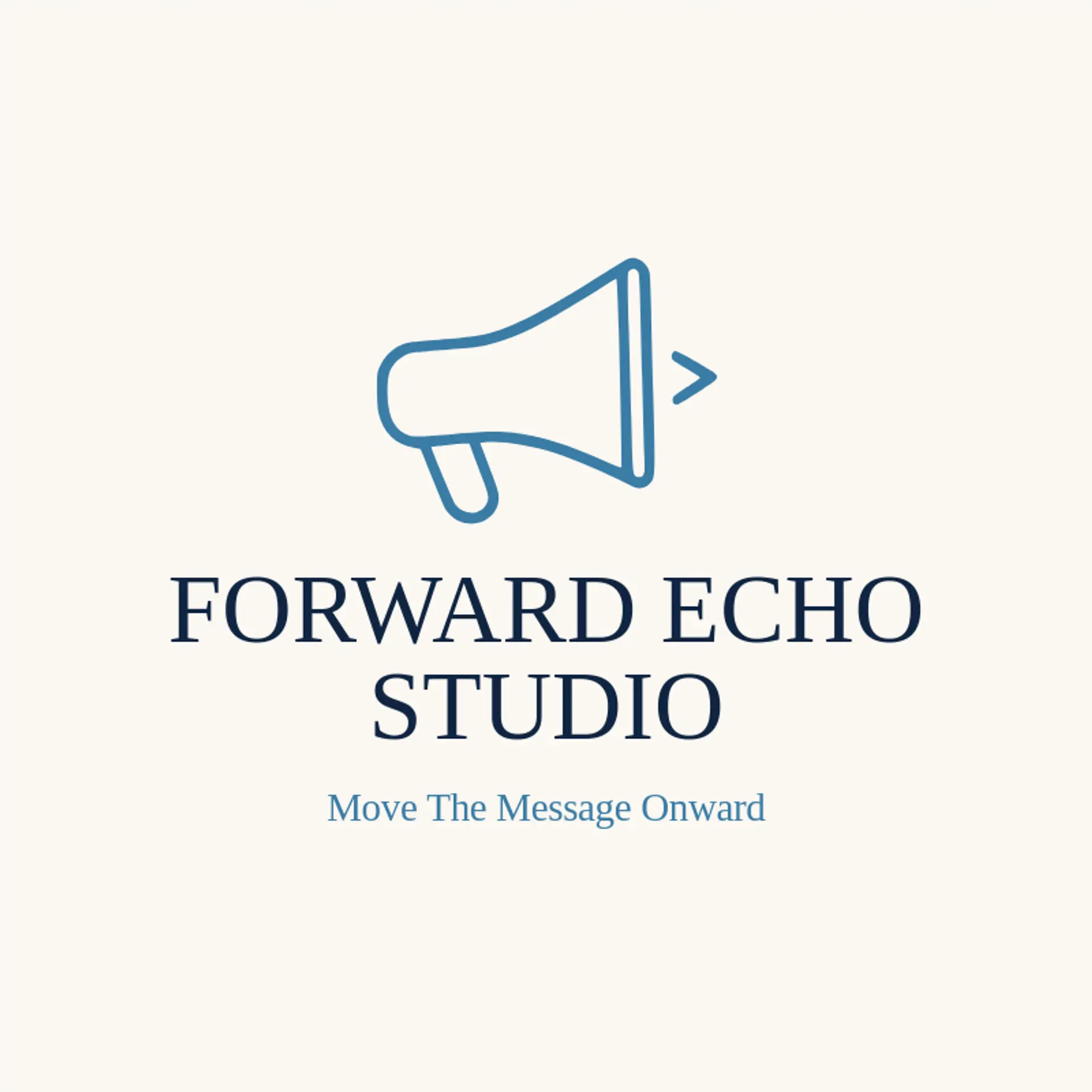 Forward Echo Studio logo for megaphone