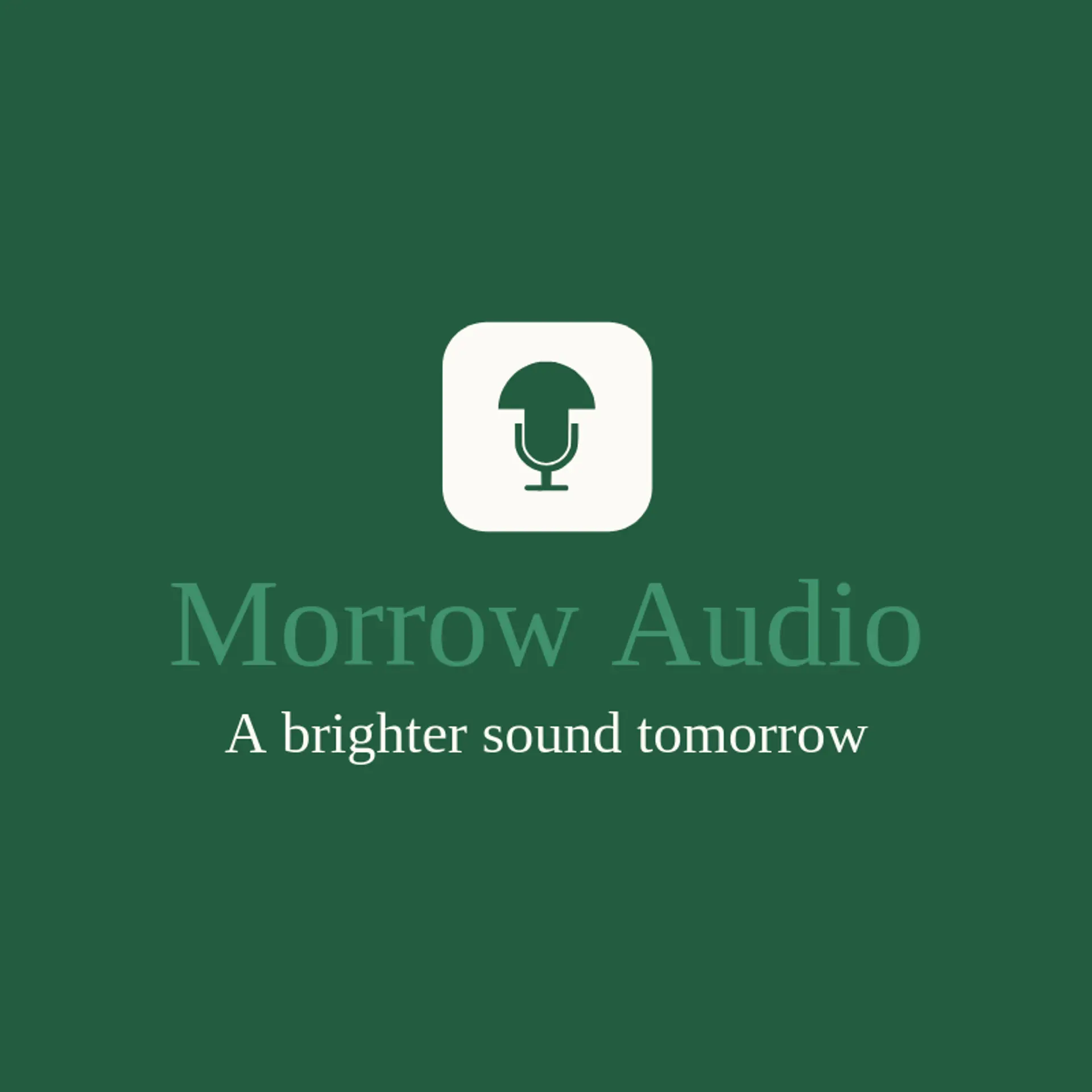 Morrow Audio logo for voice