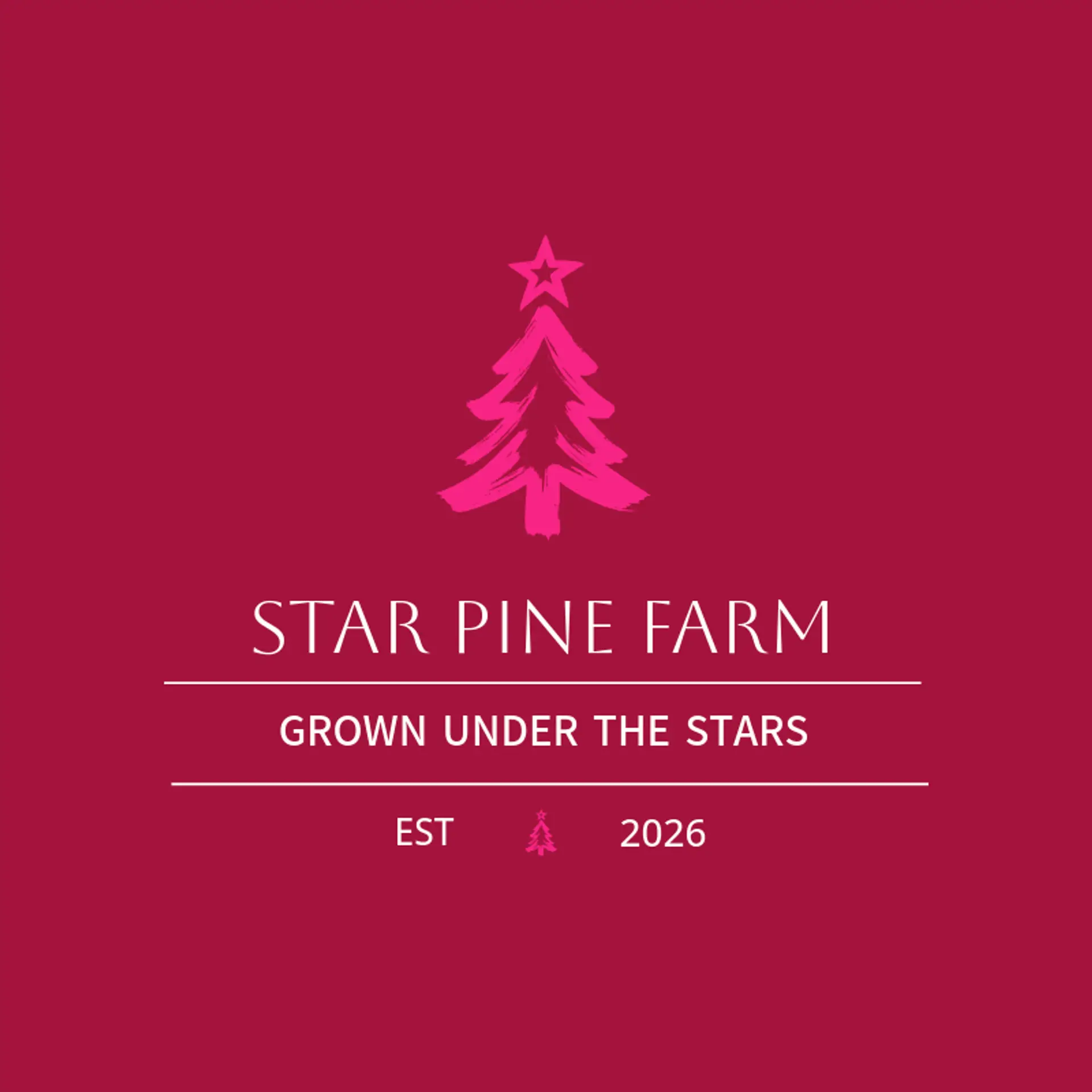 Star Pine Farm logo for christmas tree