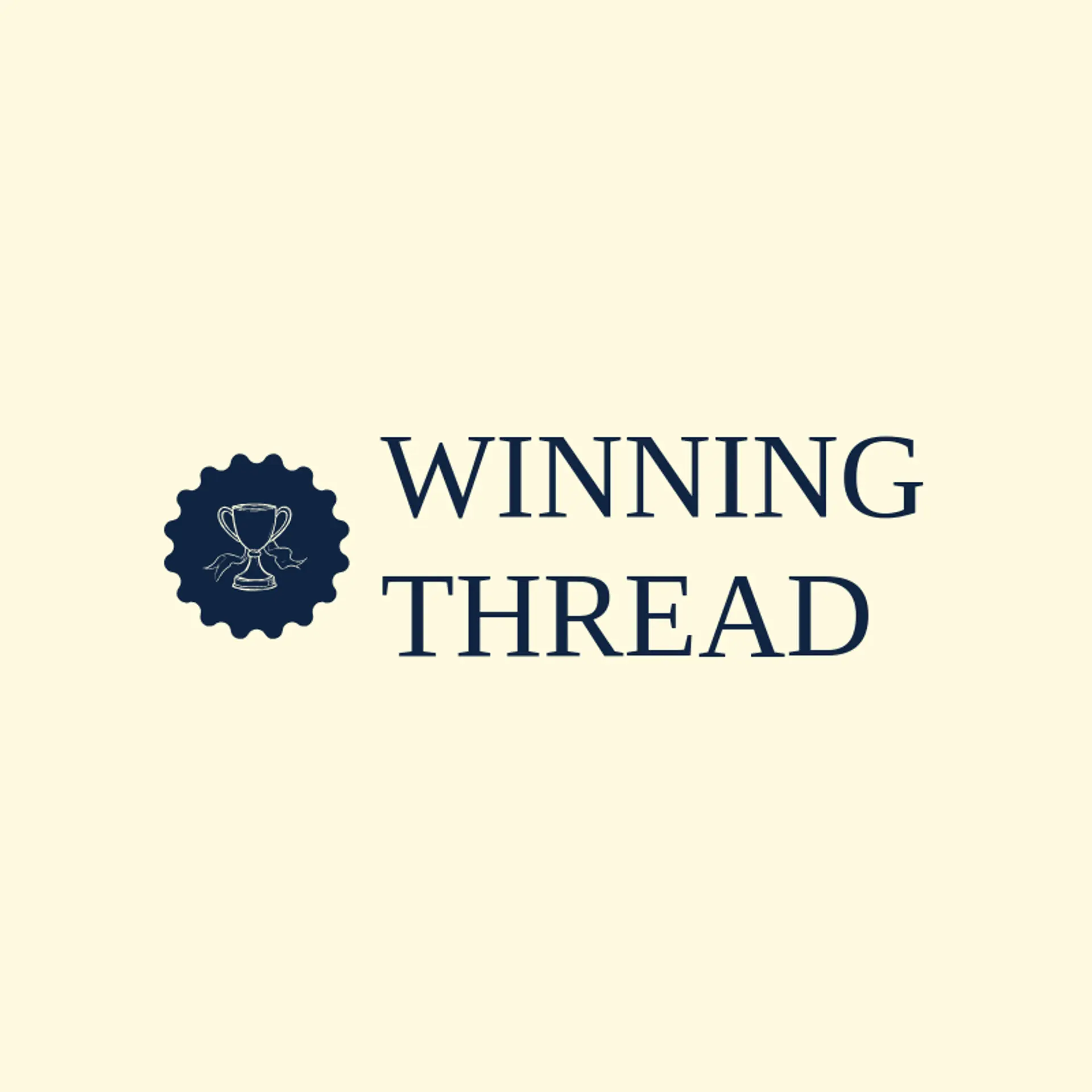 Winning Thread logo for trophy